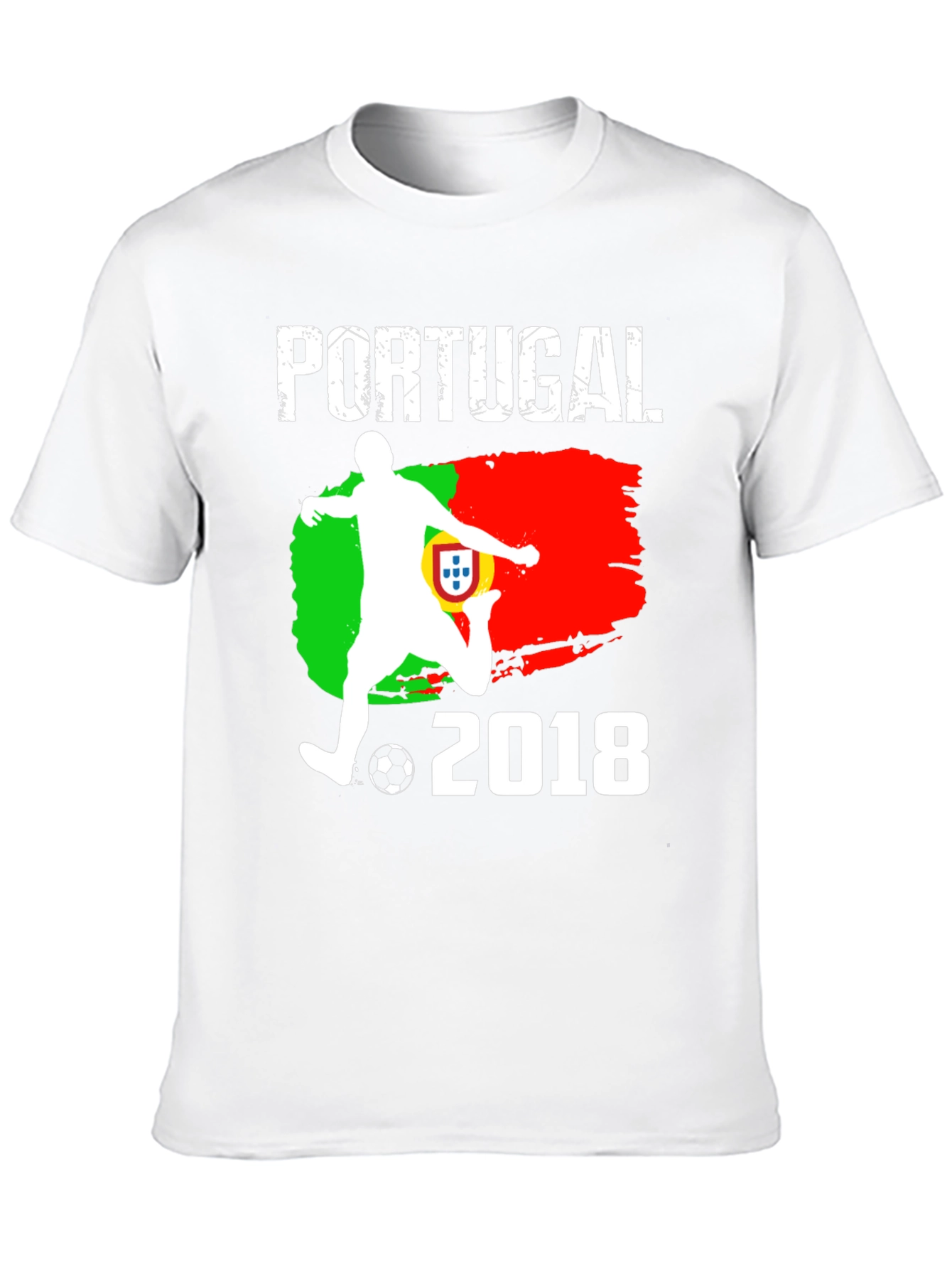Portugal Soccer 2018 Black T-Shirt