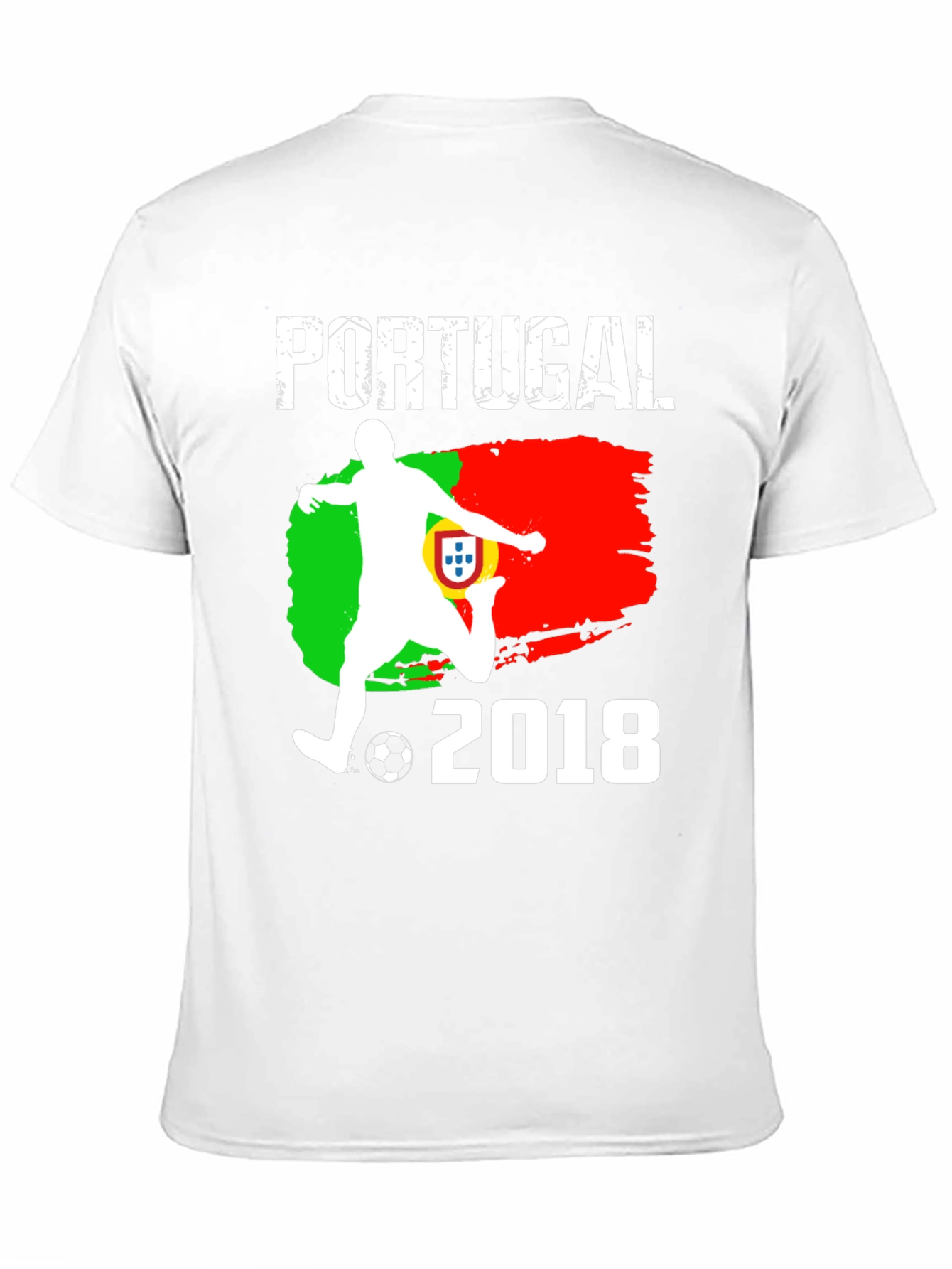 Portugal Soccer 2018 Black T-Shirt