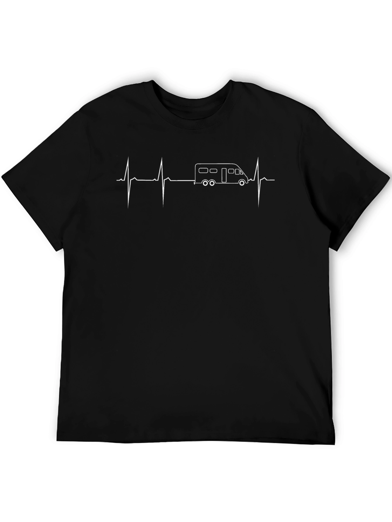 RV Heartbeat T-Shirt: Camping Adventure Tee