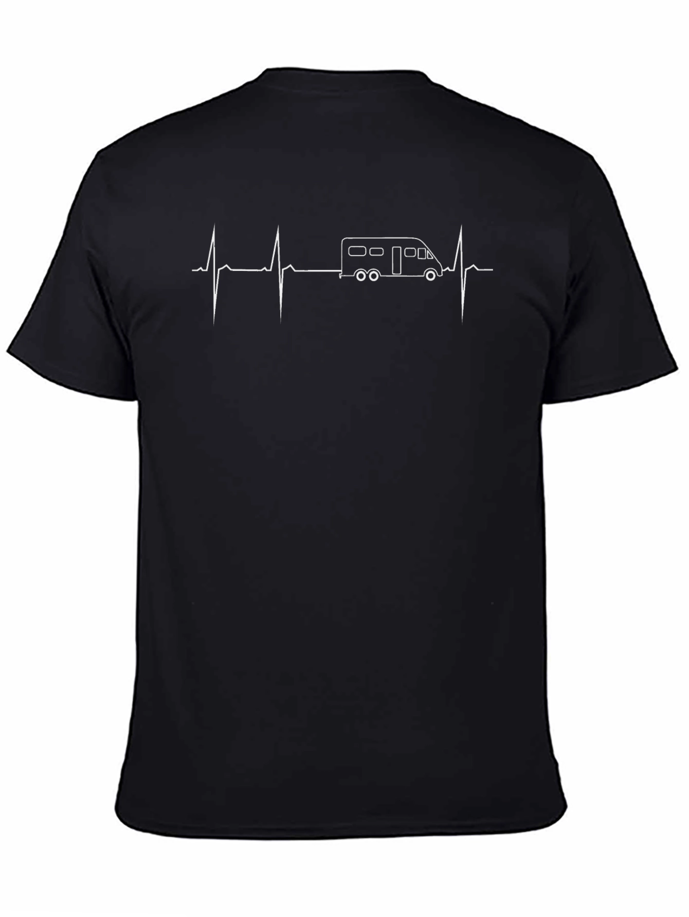 RV Heartbeat T-Shirt: Camping Adventure Tee