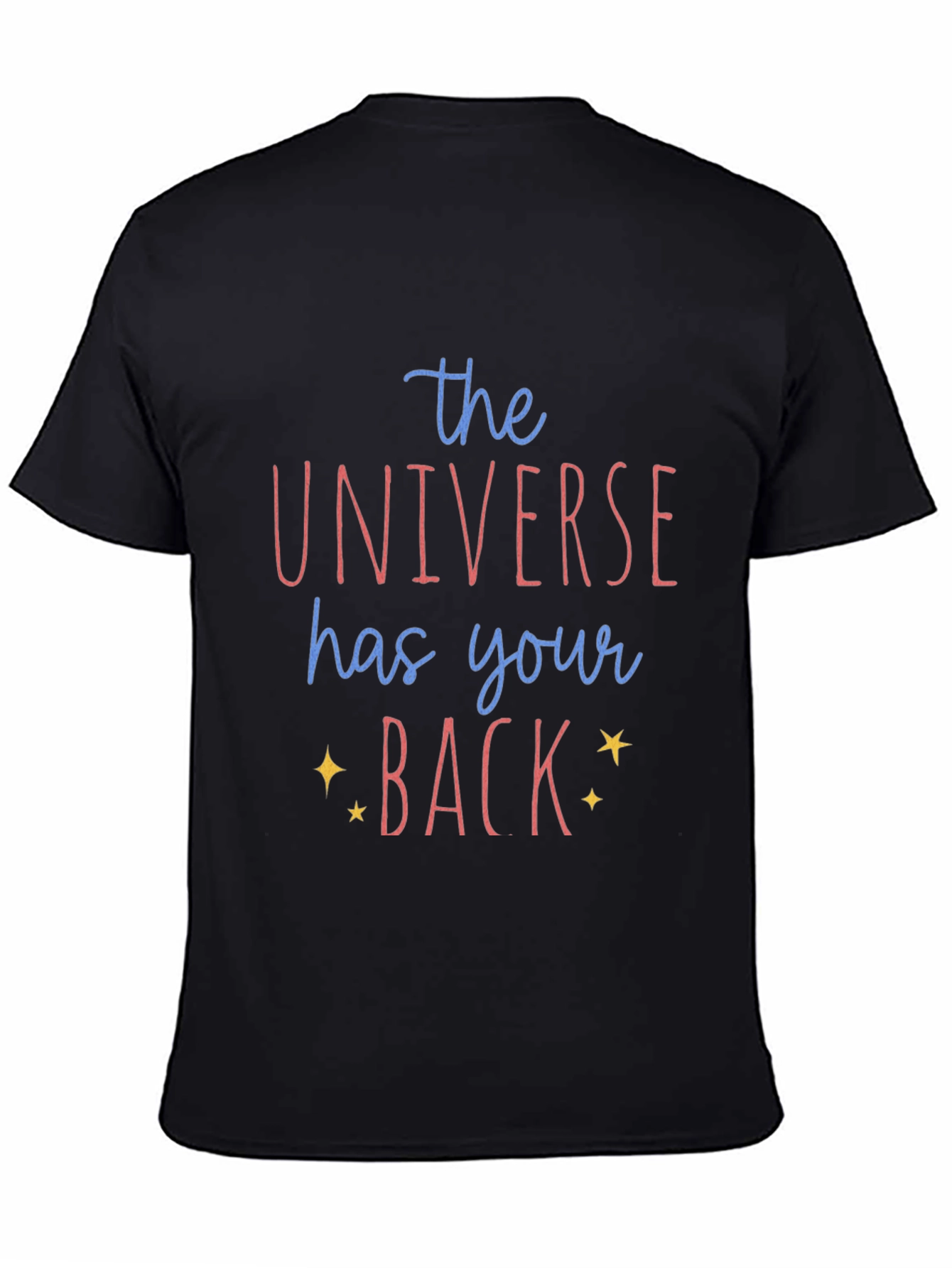 Universe Has Your Back Graphic Tee - Black Unisex