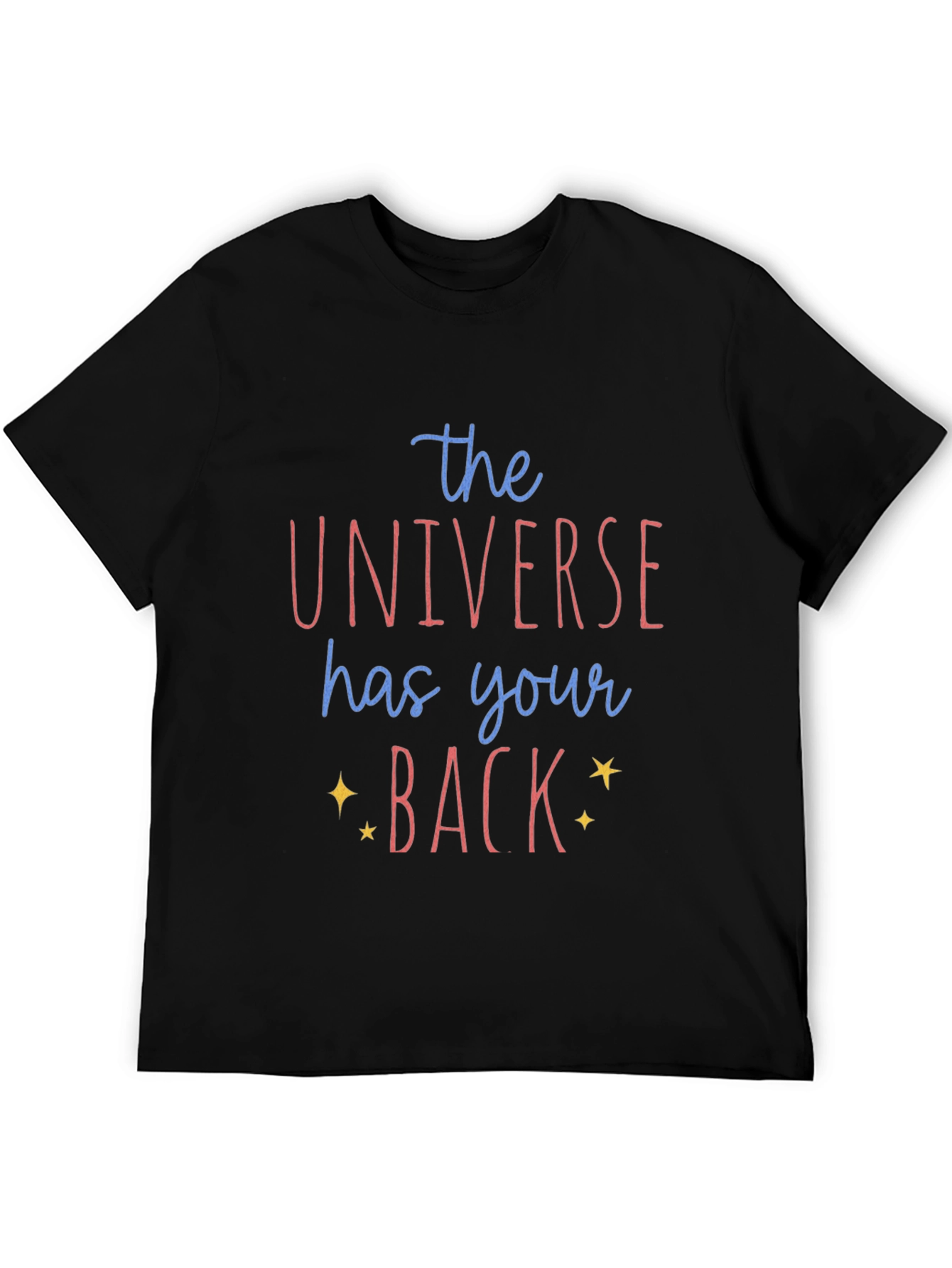 Universe Has Your Back Graphic Tee - Black Unisex