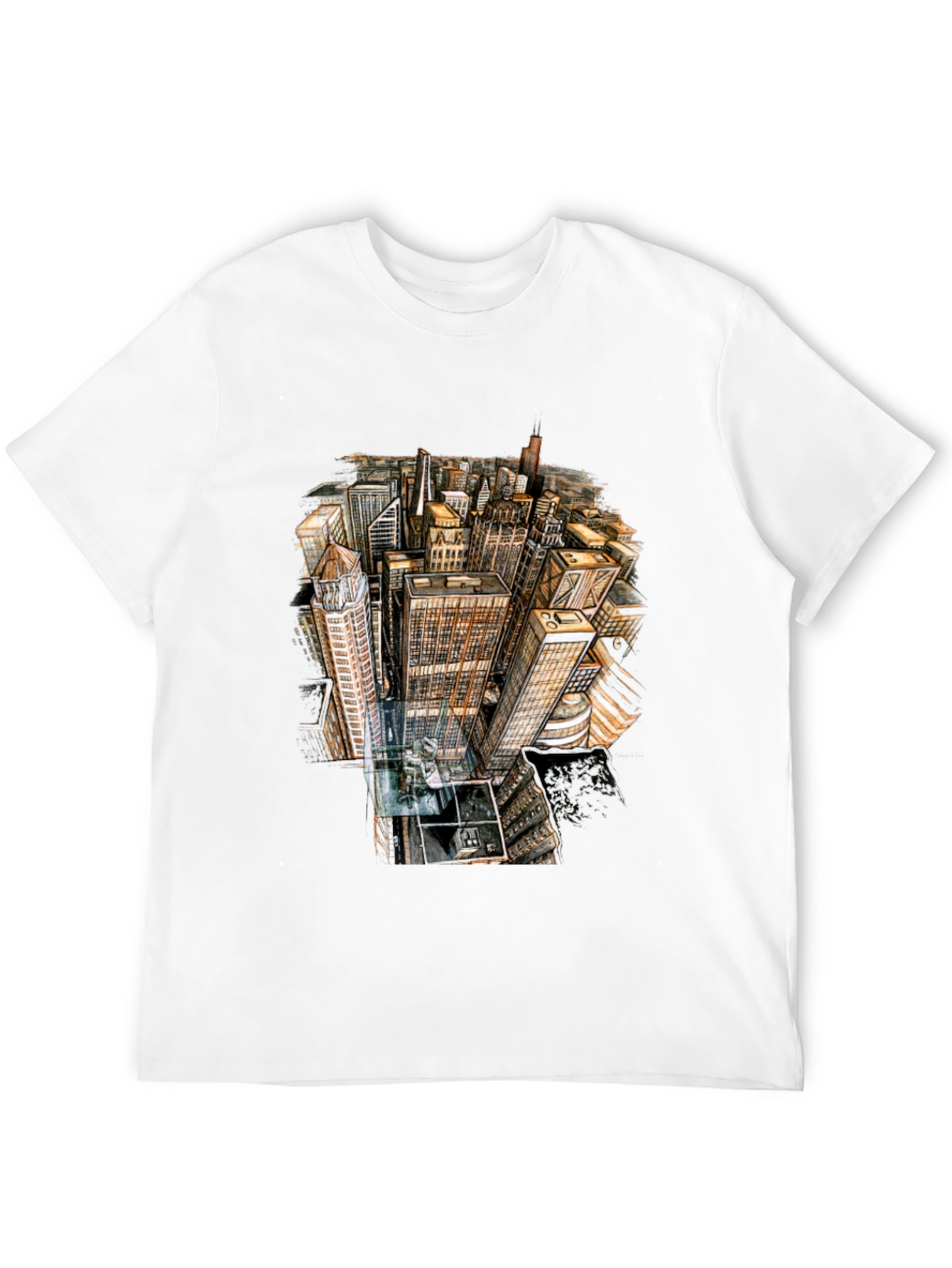 Urban Architect T-Shirt - Cityscape Graphic Tee