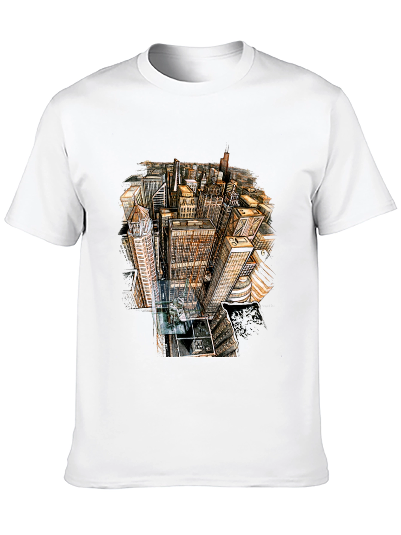Urban Architect T-Shirt - Cityscape Graphic Tee