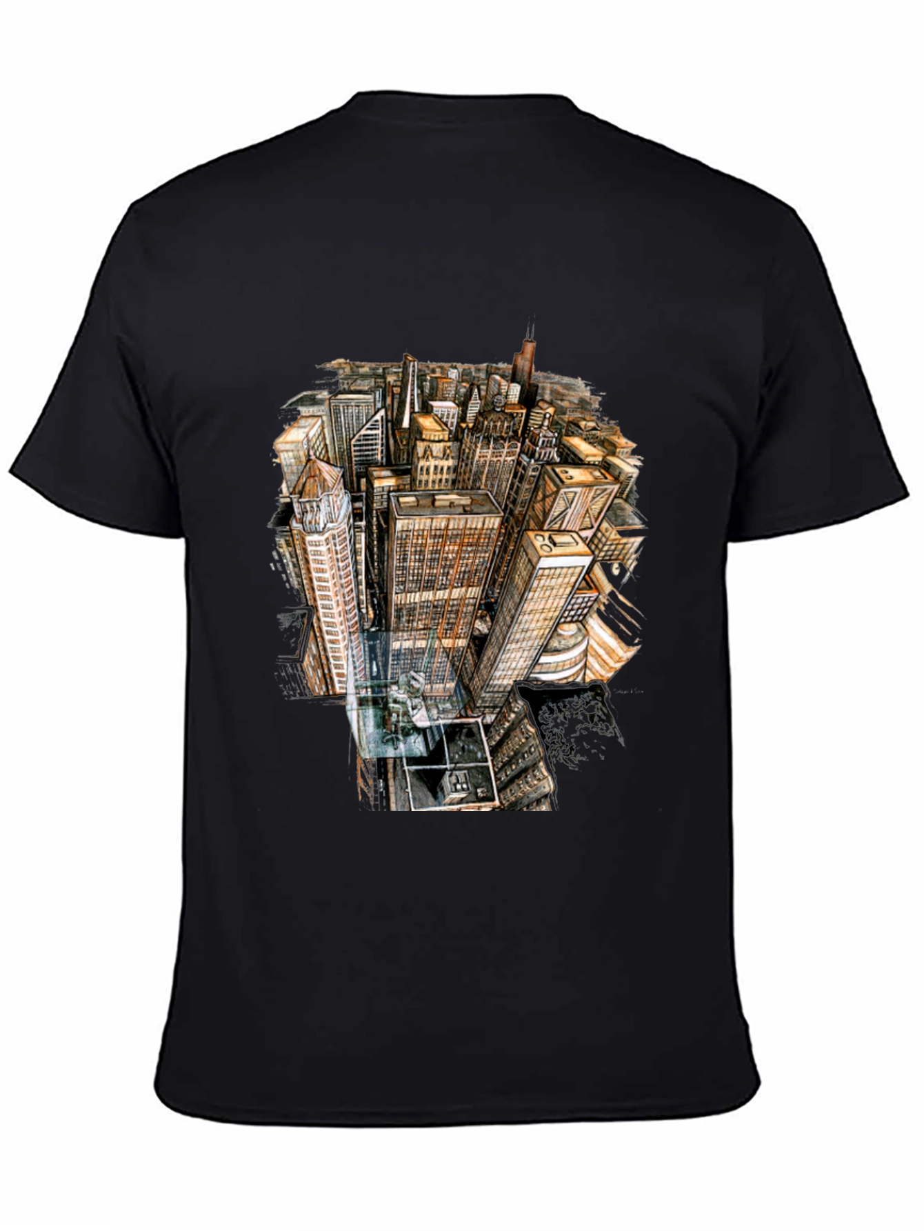 Urban Architect T-Shirt - Cityscape Graphic Tee