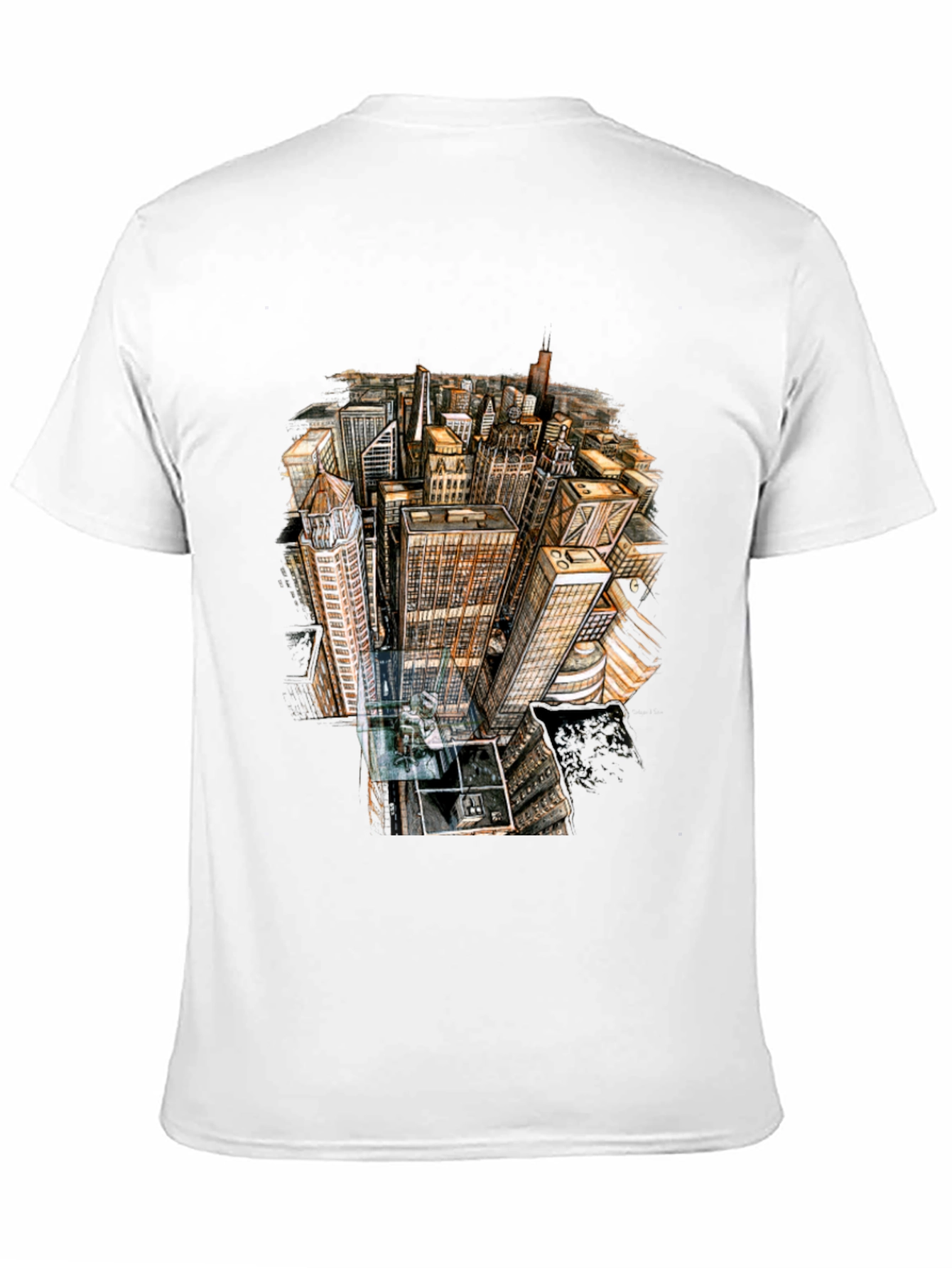 Urban Architect T-Shirt - Cityscape Graphic Tee