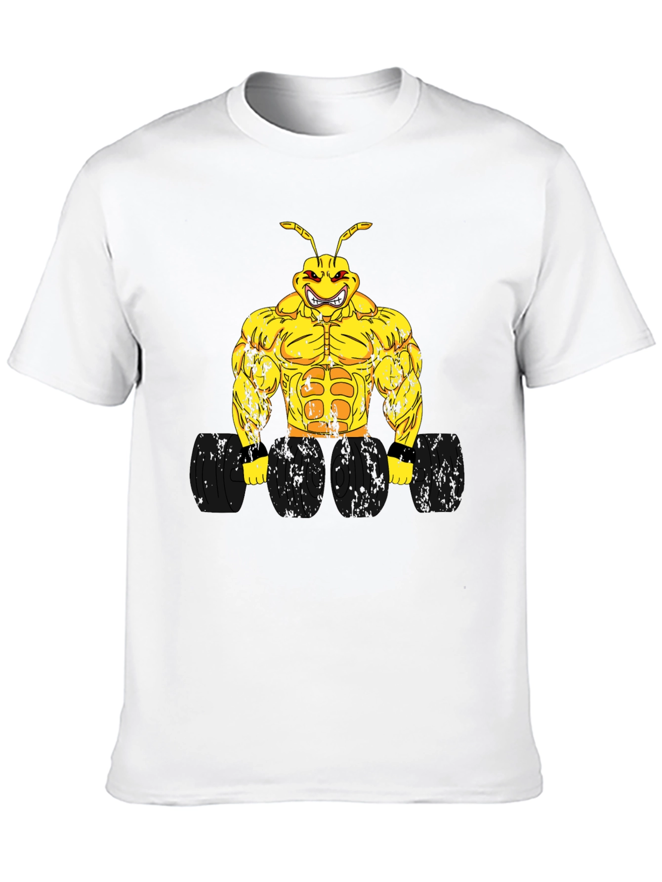 Muscle Ant Black T-Shirt - Gym & Fitness Apparel