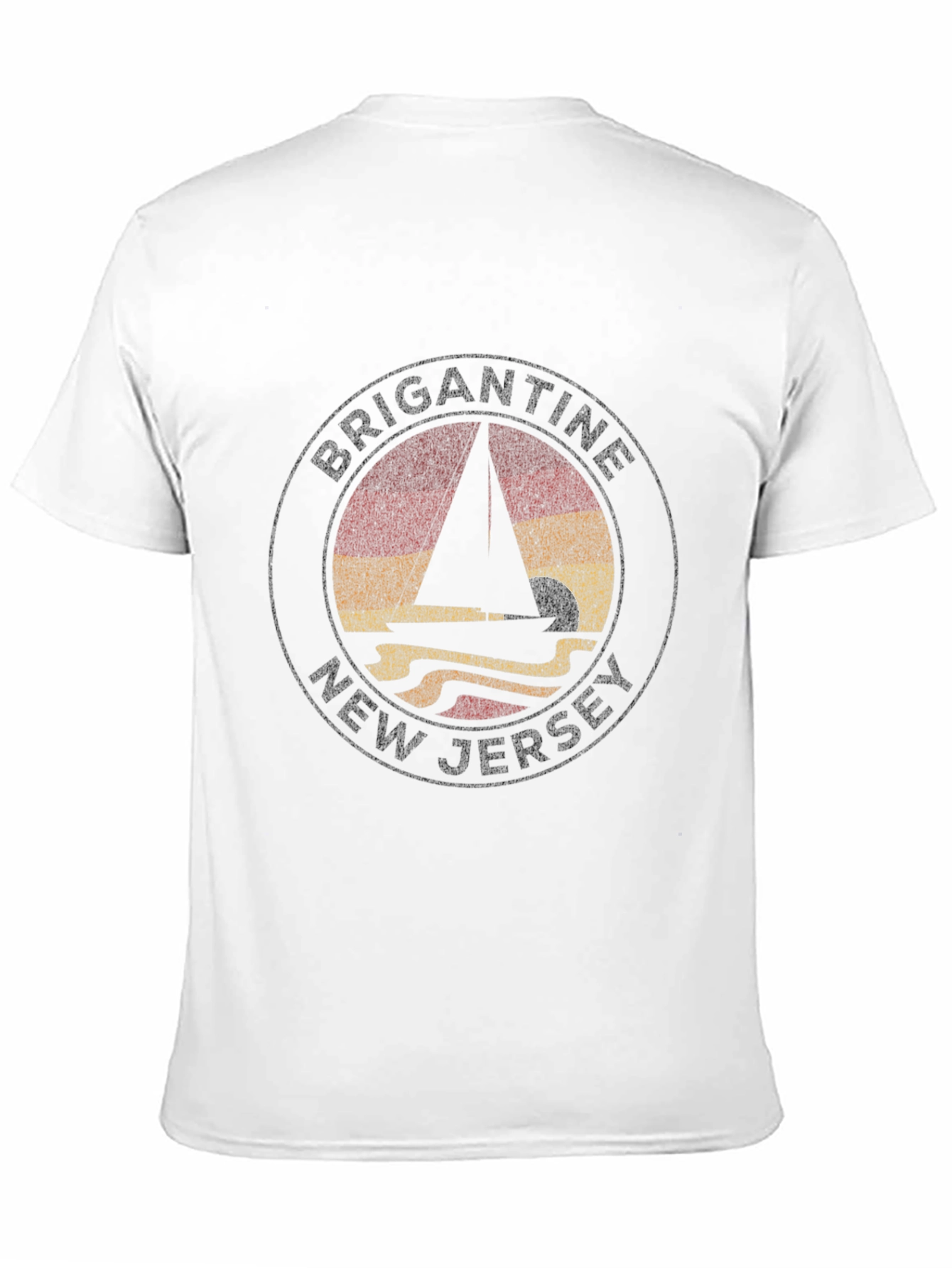 Brigantine New Jersey Sailboat T-Shirt