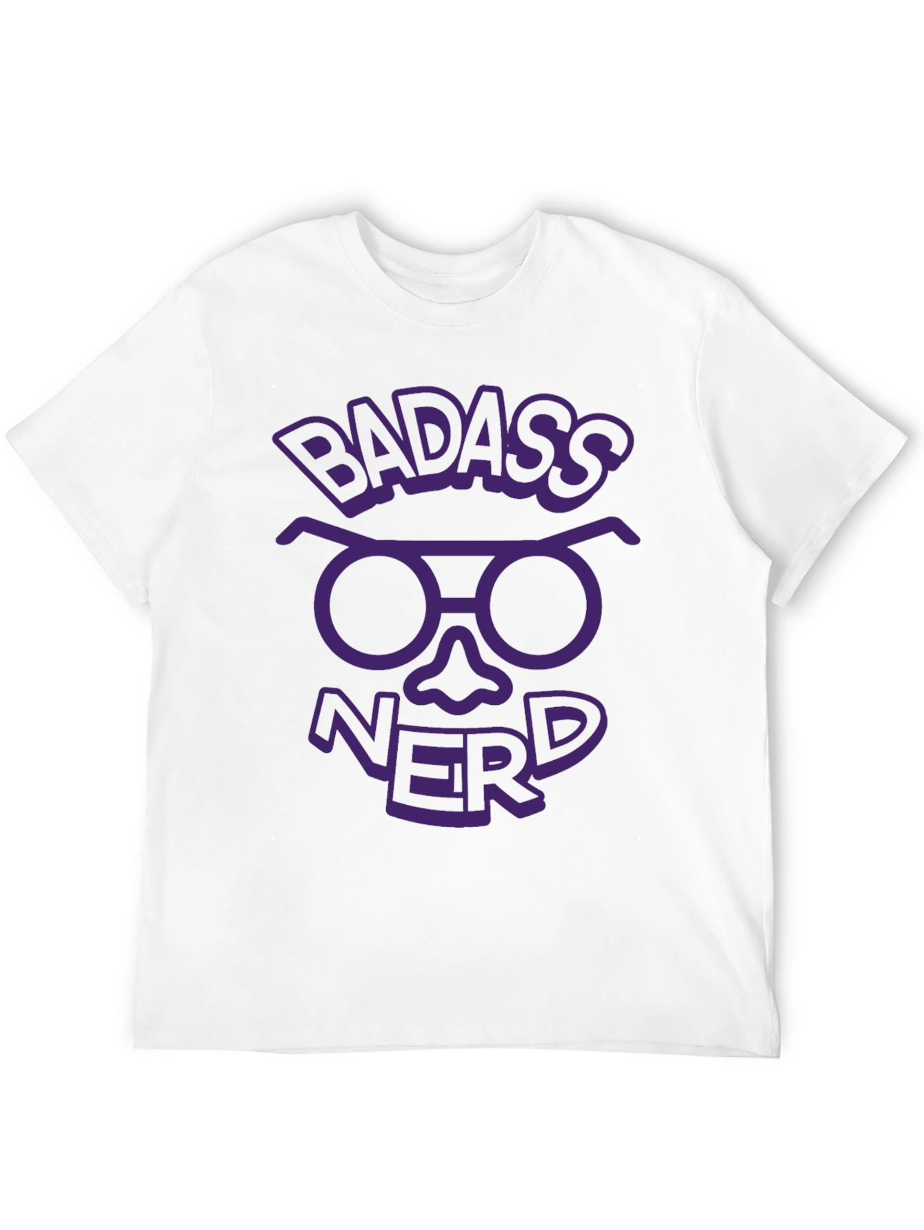 Badass Nerd Graphic Tee - Geek Chic