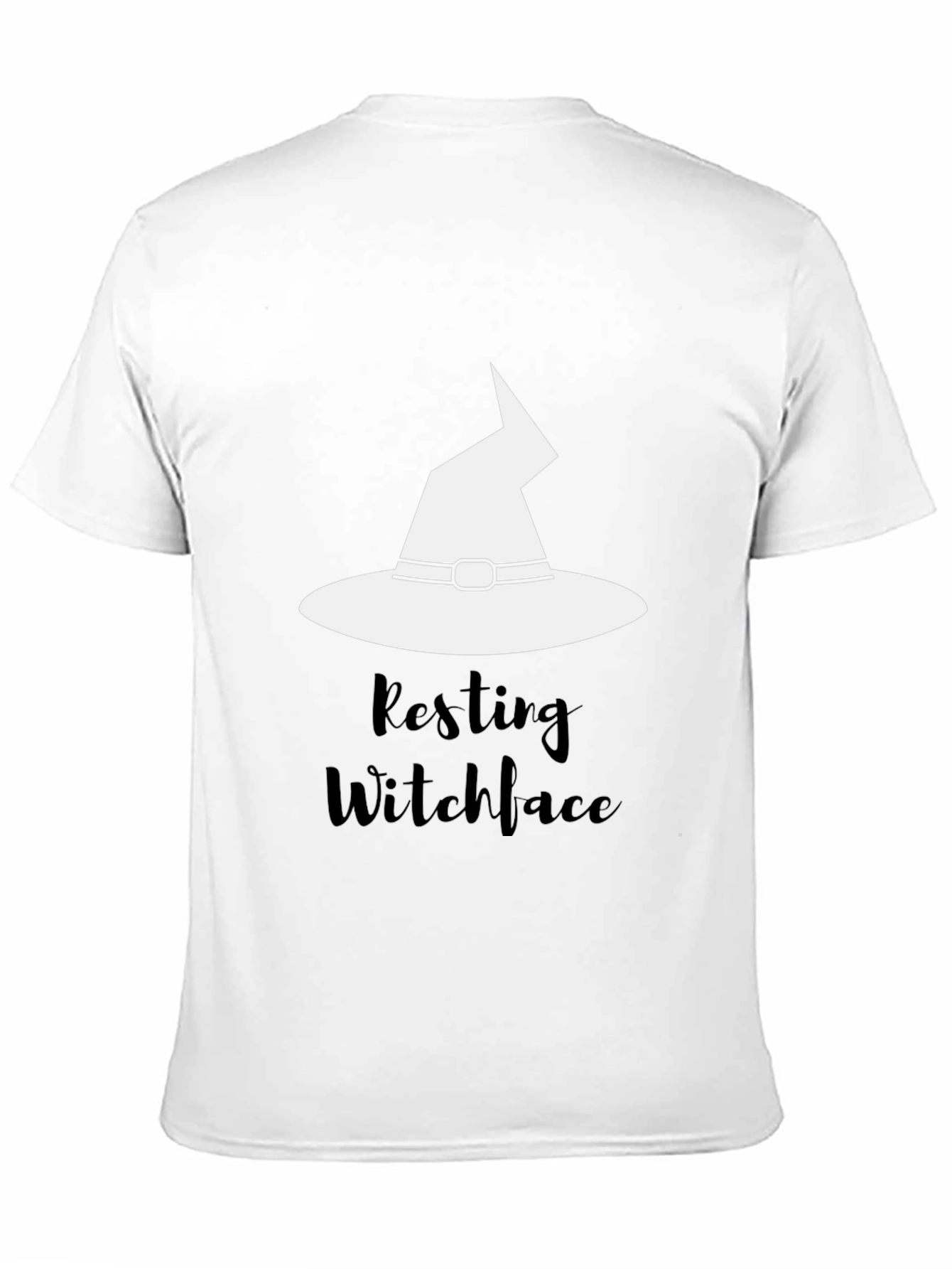 Resting Witchface T-Shirt - Halloween Apparel