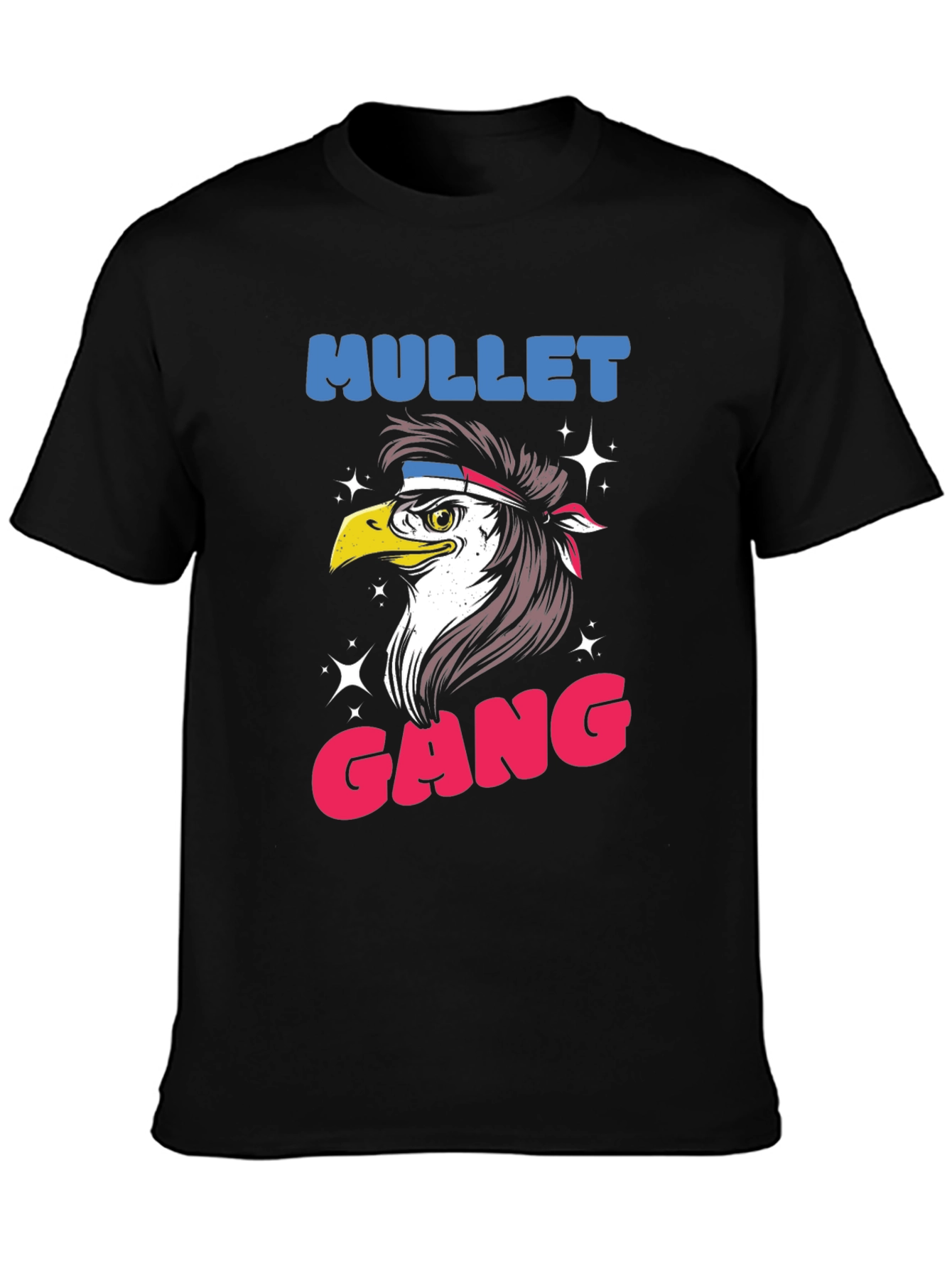 Mullet Gang Eagle Graphic Tee - Black