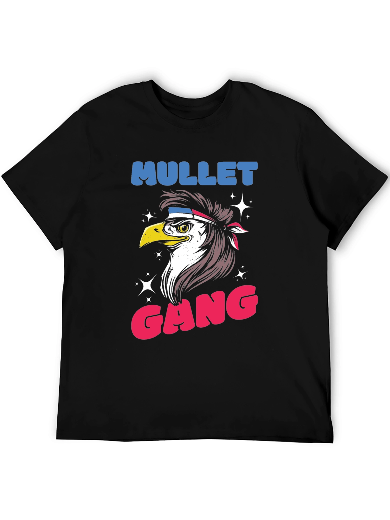 Mullet Gang Eagle Graphic Tee - Black