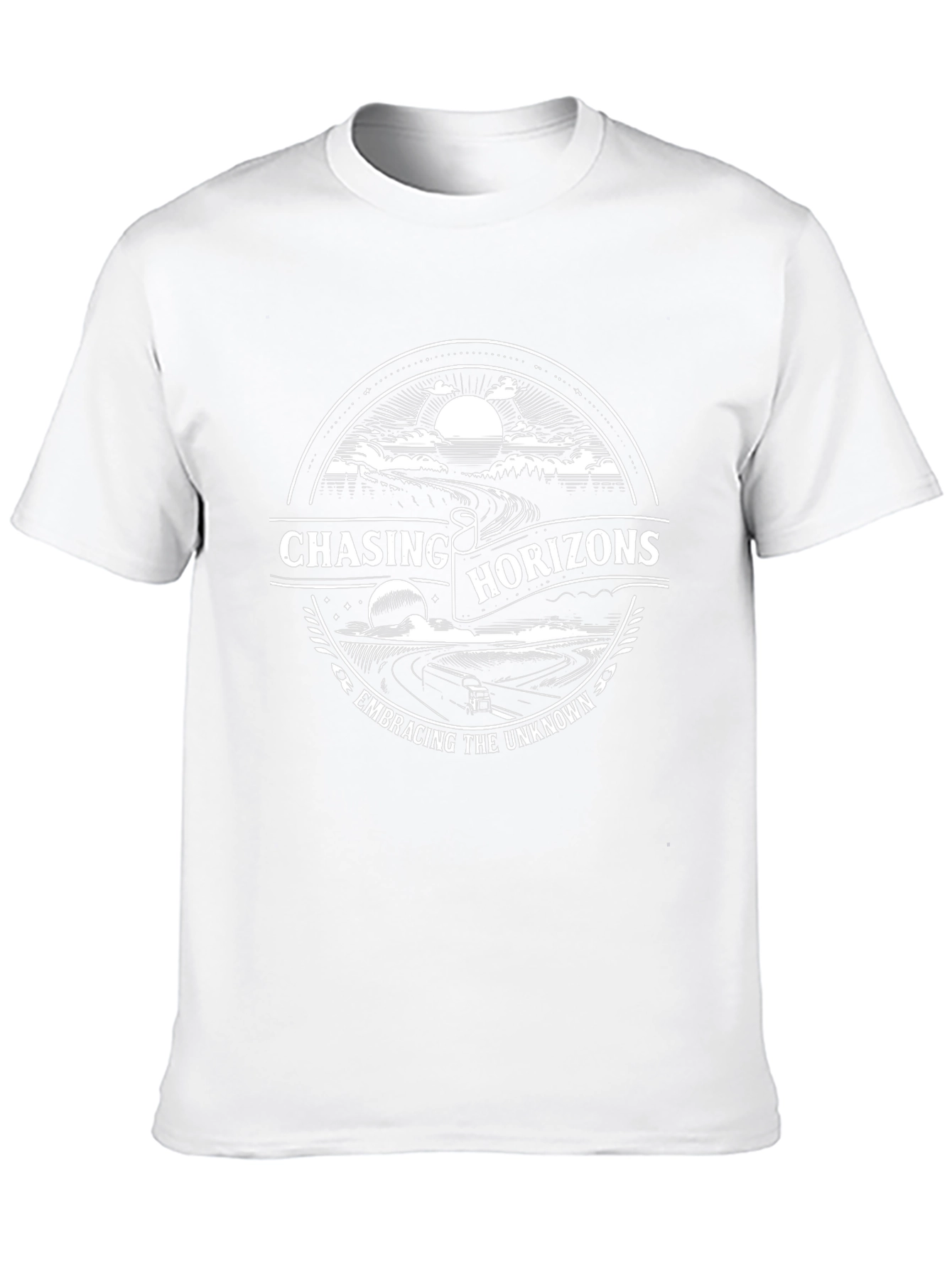 Chasing Horizons Graphic T-Shirt - Embrace the Unknown