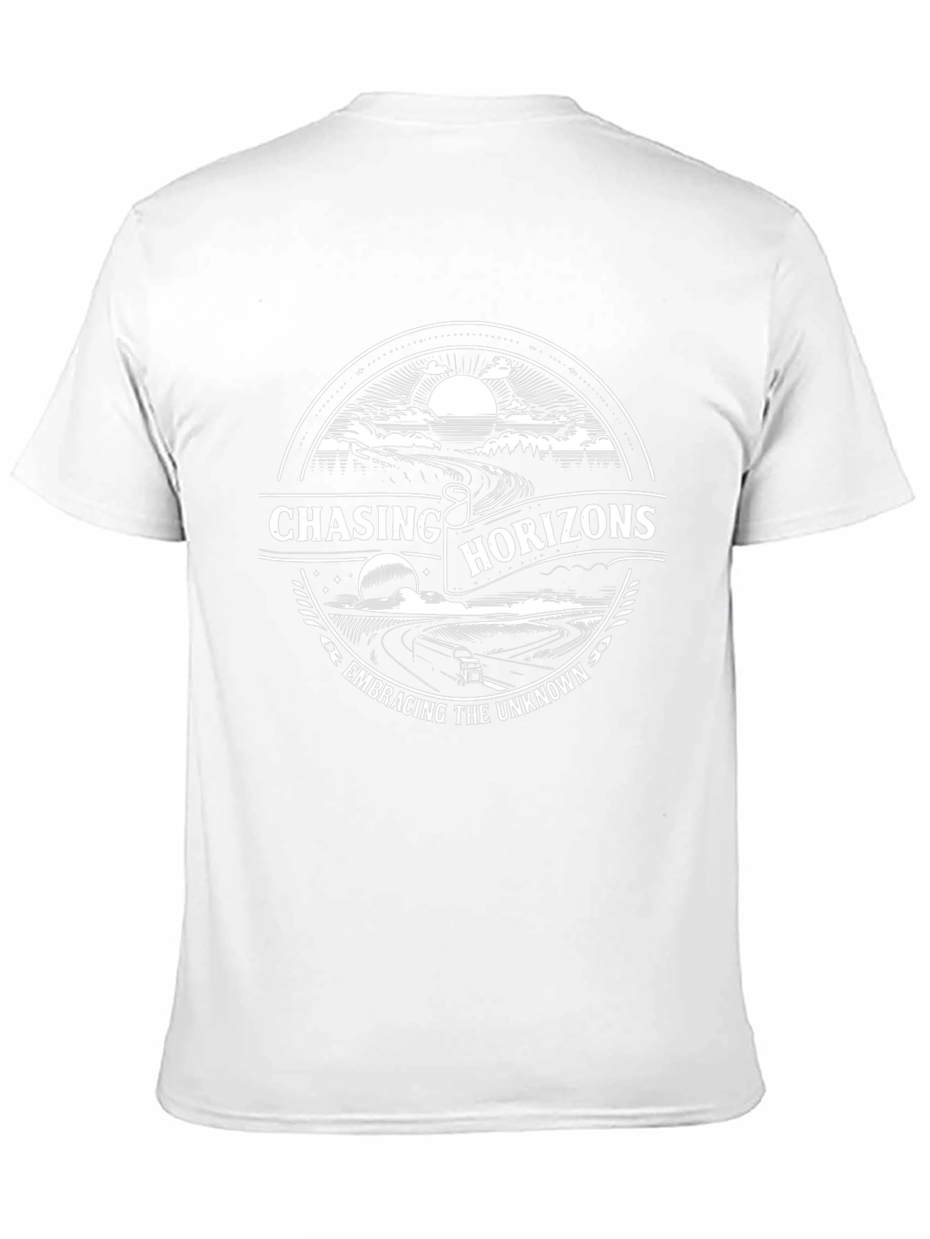 Chasing Horizons Graphic T-Shirt - Embrace the Unknown