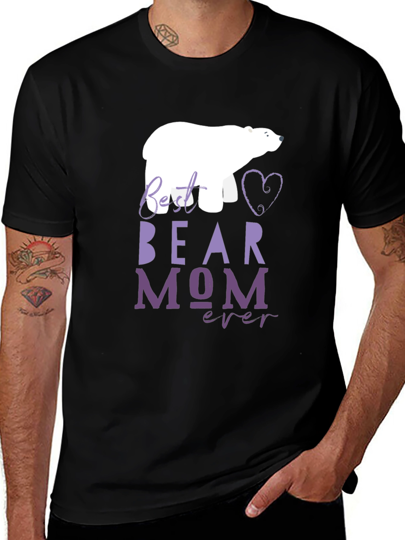 Best Bear Mom Ever Graphic Tee