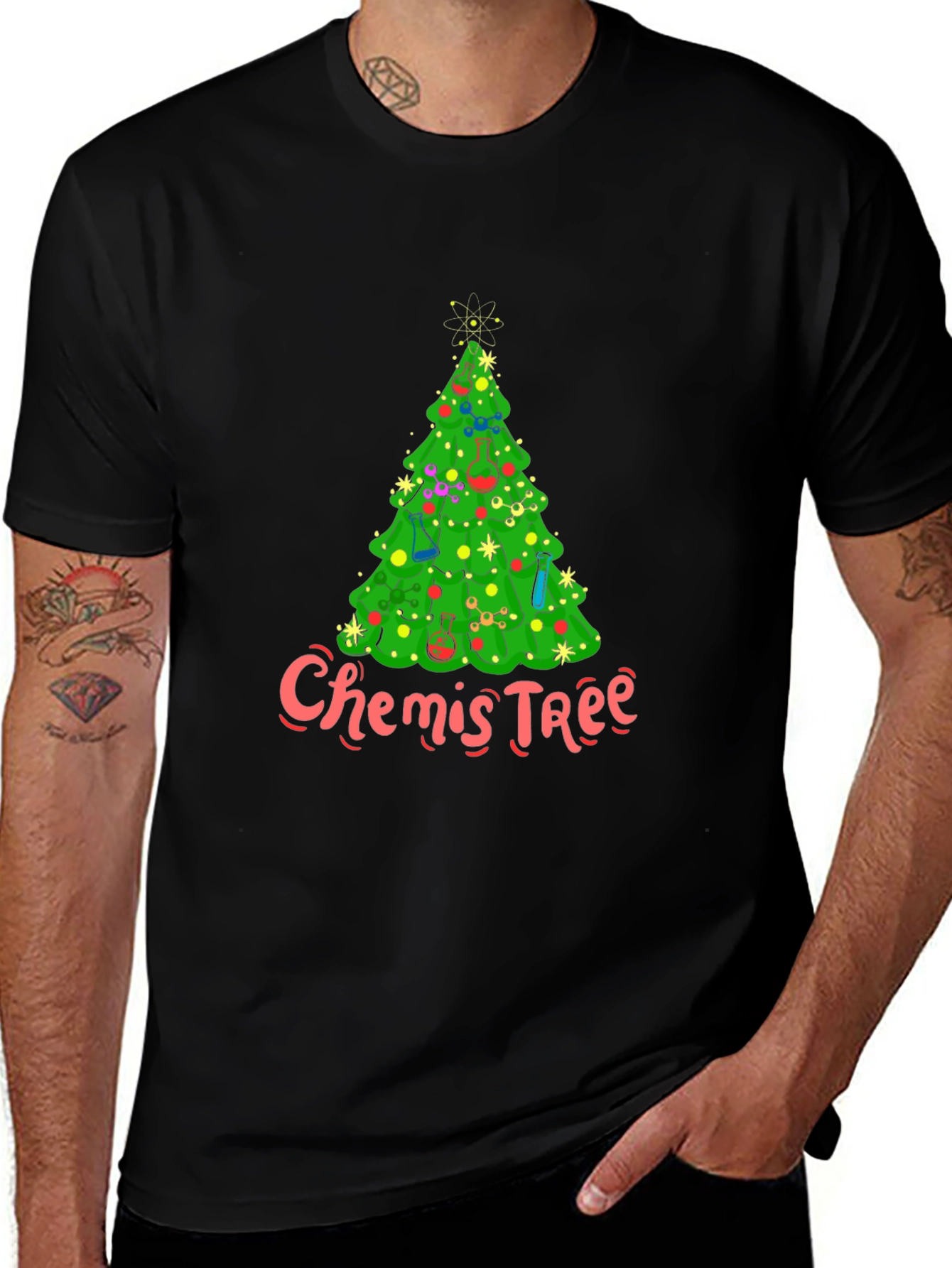 Chemis Tree T-Shirt - Science Christmas Tee