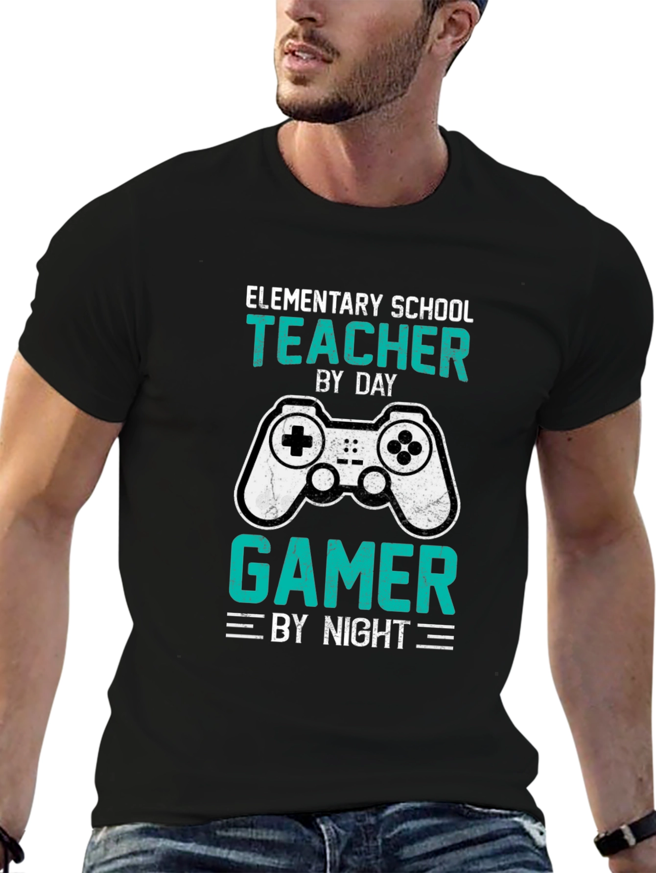 Elementary School Teacher Gamer T-Shirt