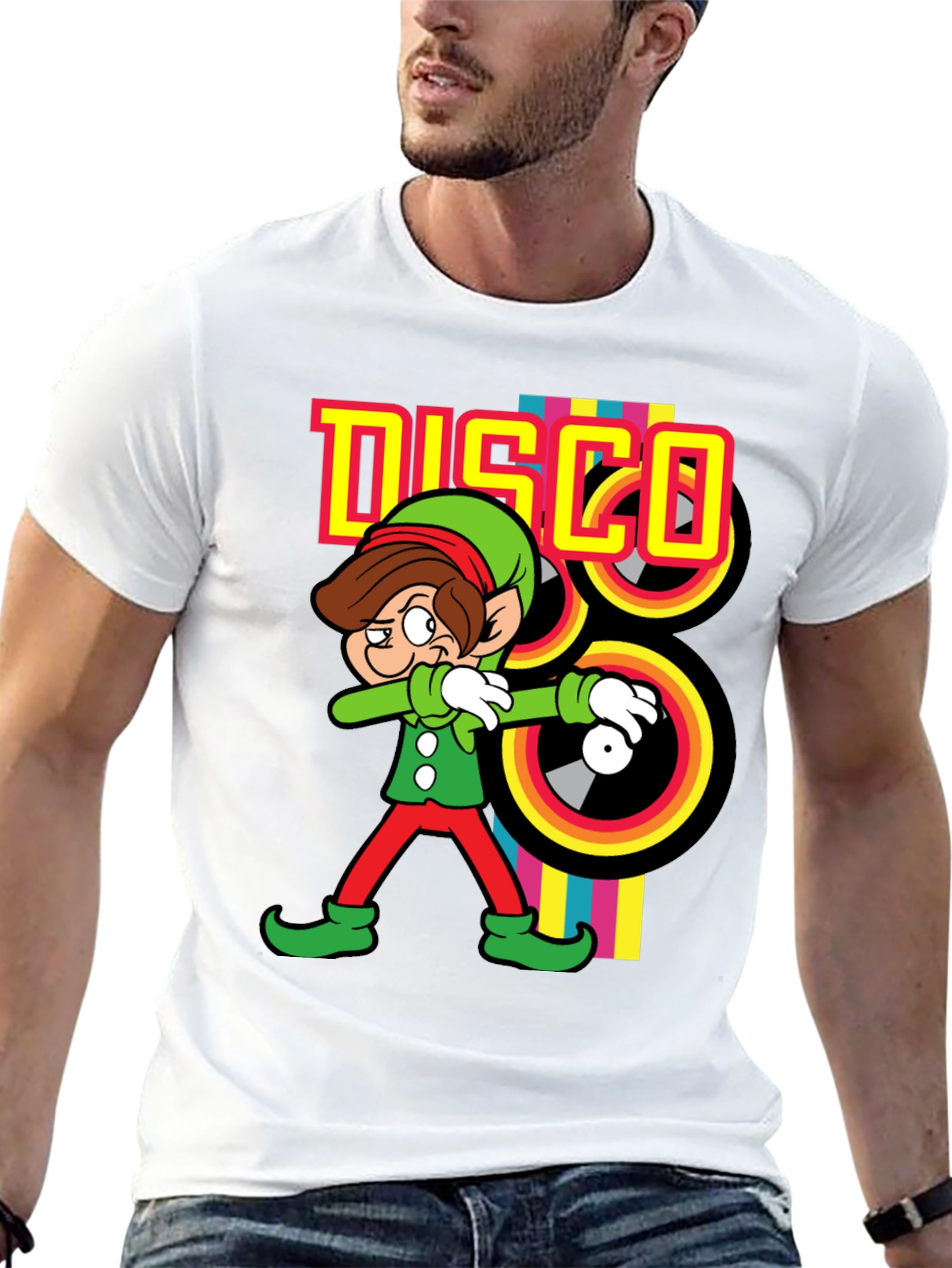 Disco Elf Dab T-Shirt