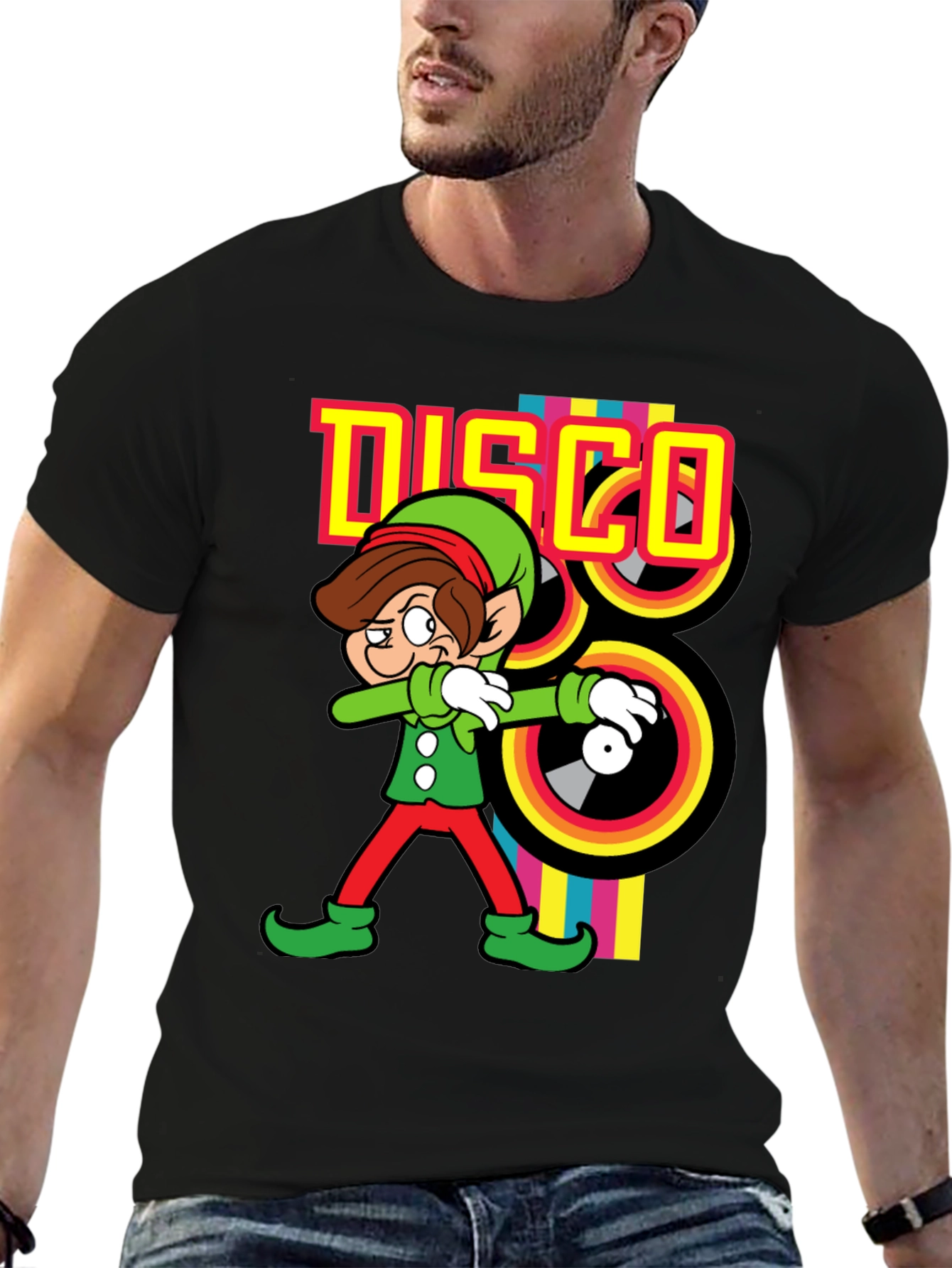 Disco Elf Dab T-Shirt