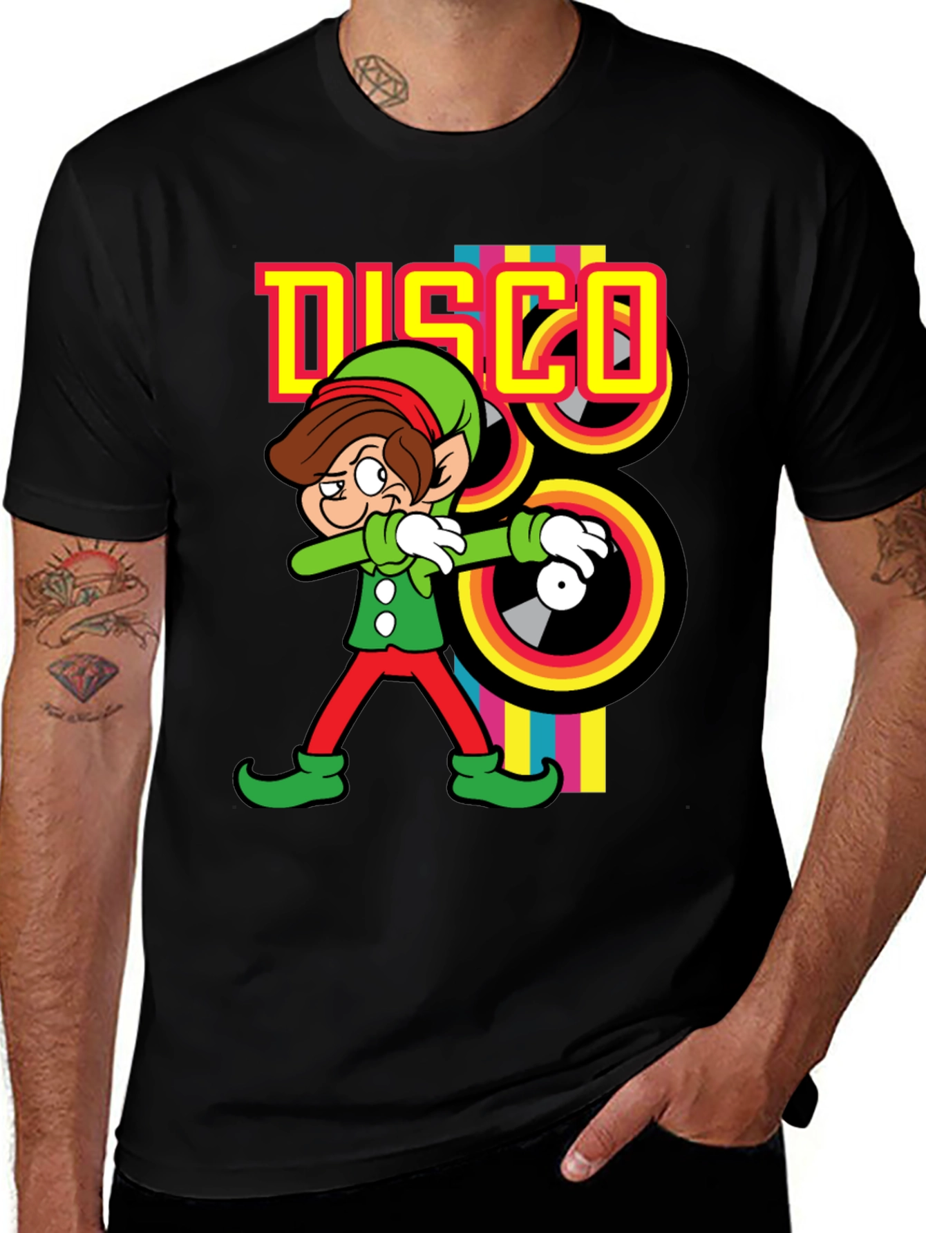 Disco Elf Dab T-Shirt