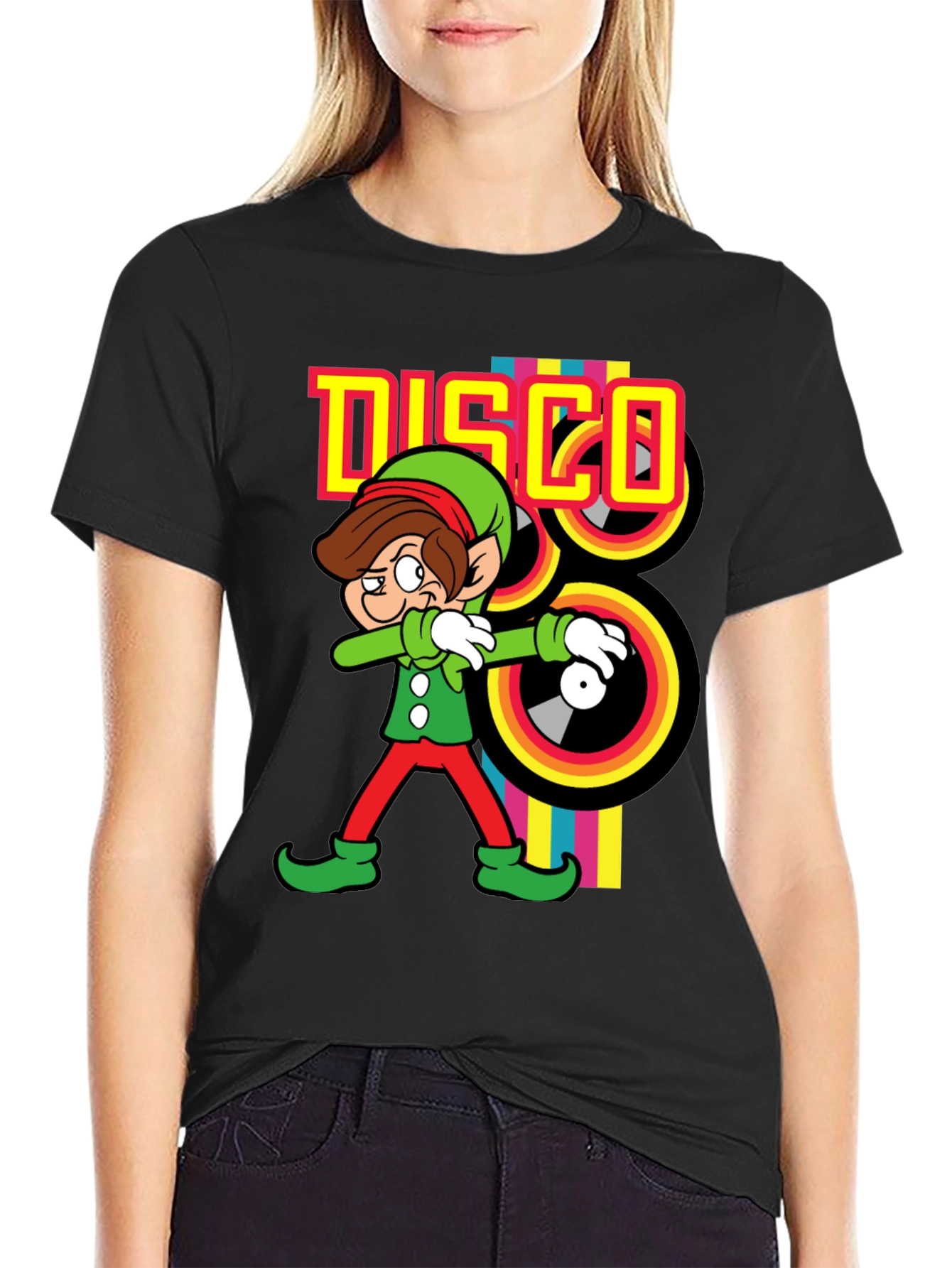 Disco Elf Dab T-Shirt