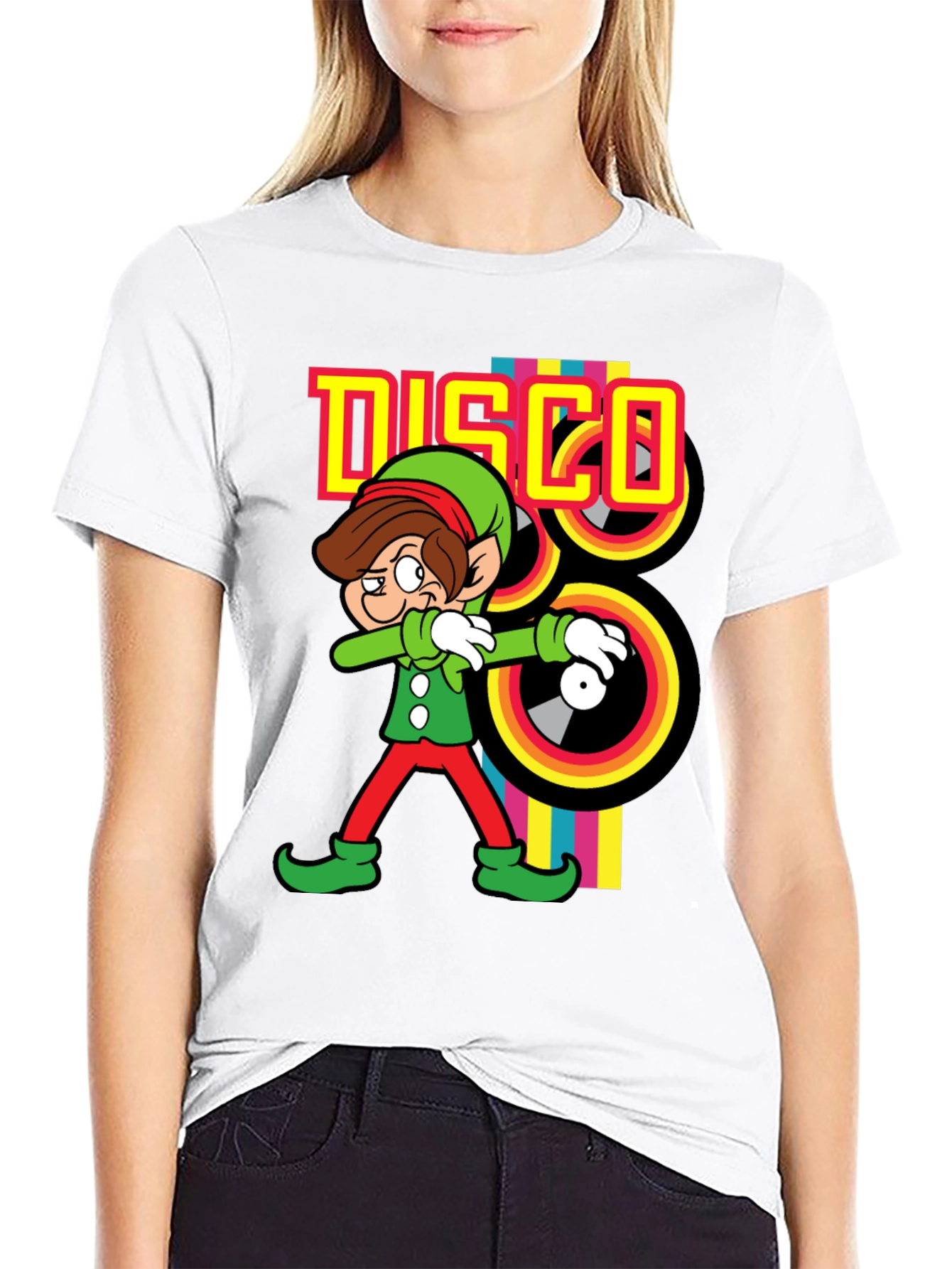 Disco Elf Dab T-Shirt