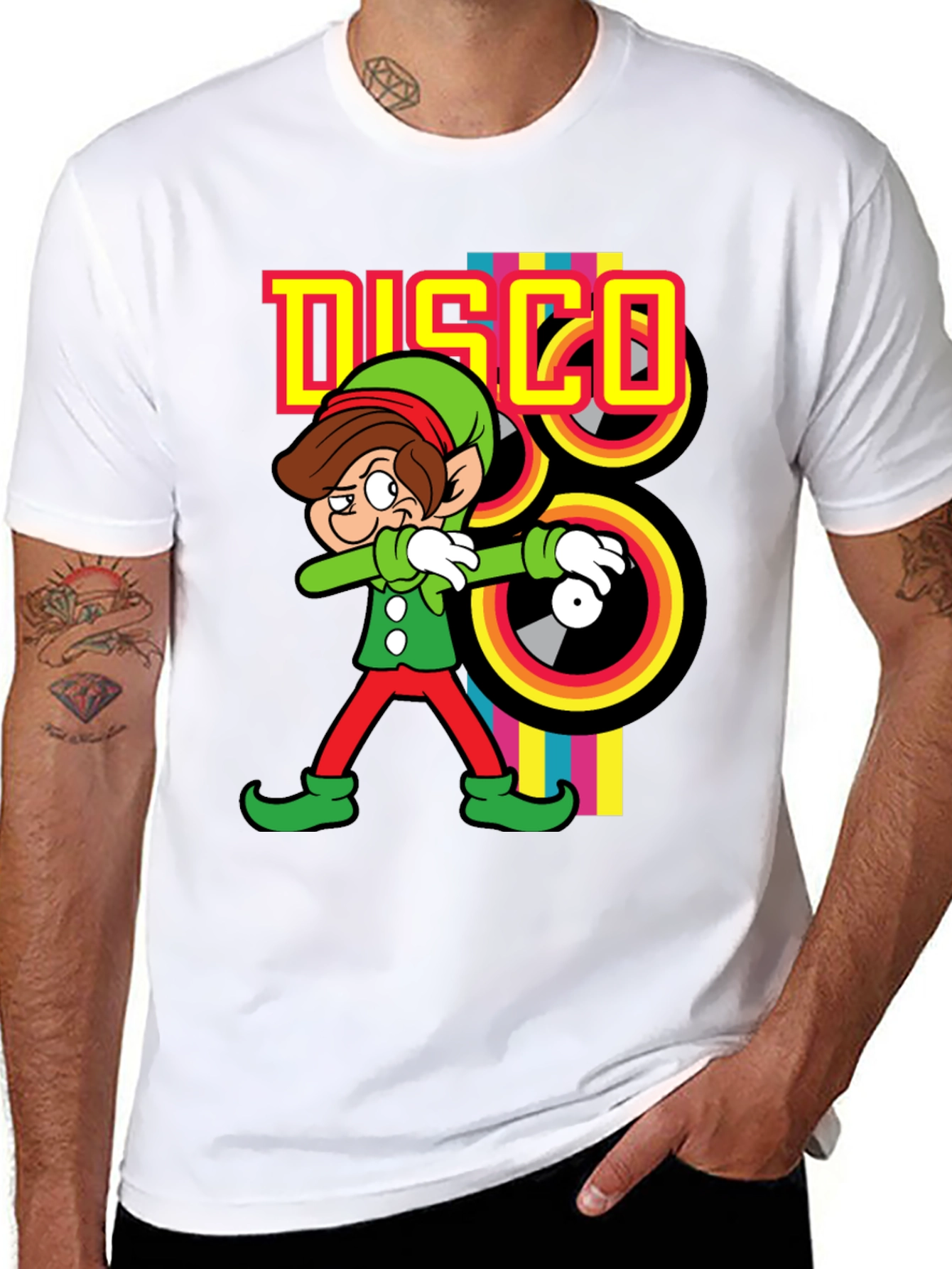 Disco Elf Dab T-Shirt