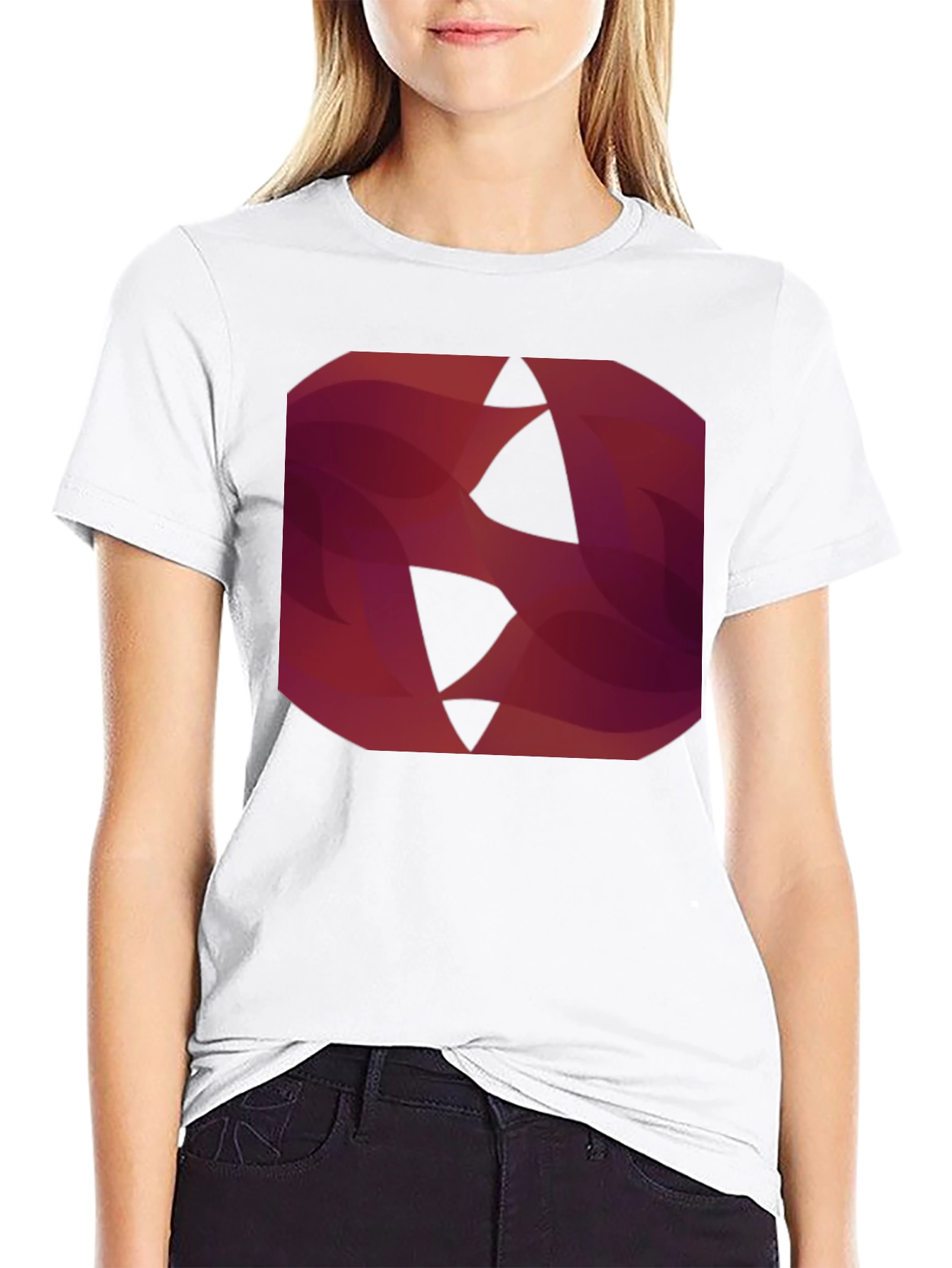 Abstract Geometric Graphic Print T-Shirt