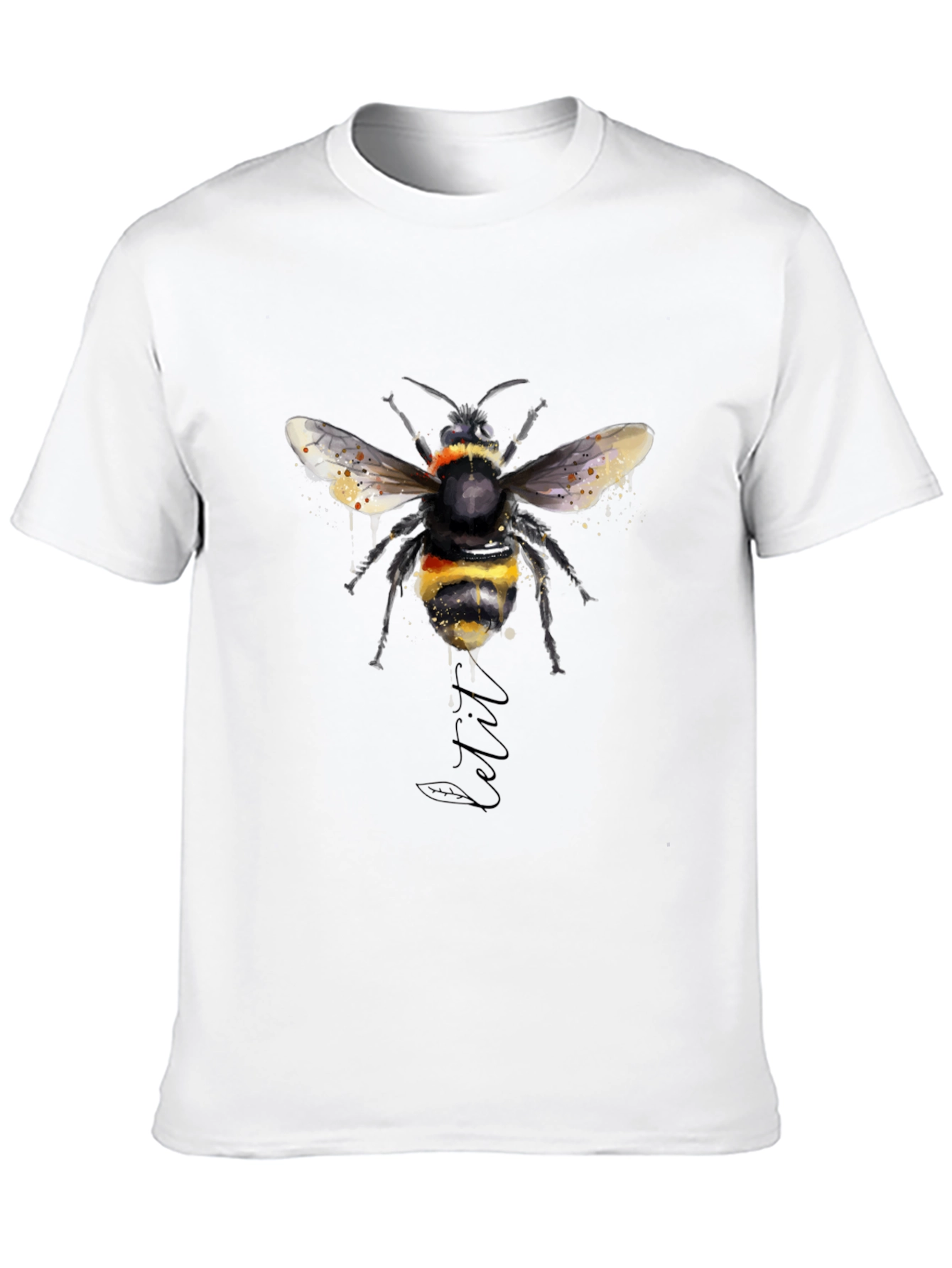 Bumble Bee Graphic Black T-Shirt