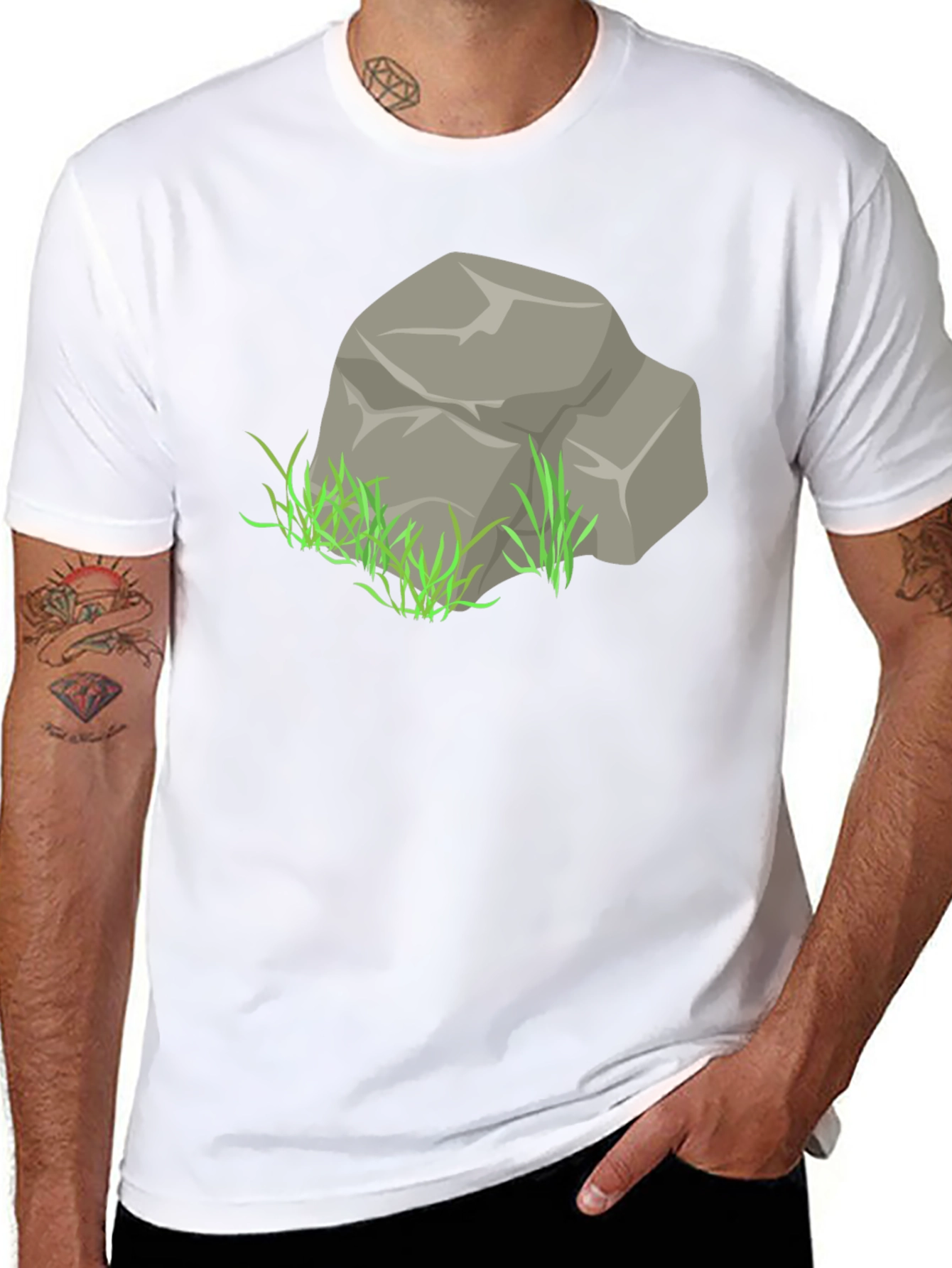 Funny Rock Graphic T-Shirt - Nature Lover Tee