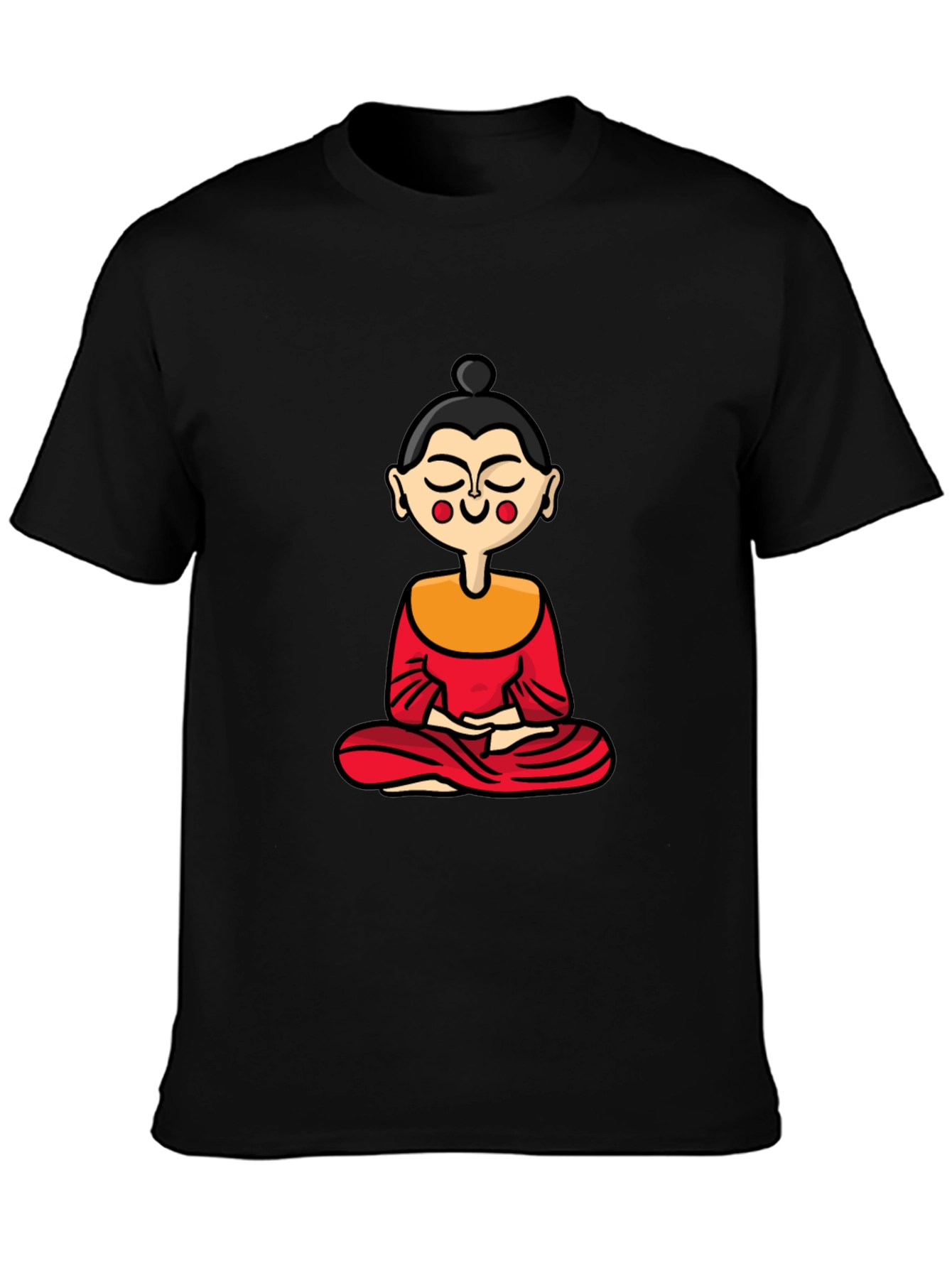 Buddha Cartoon Graphic T-Shirt