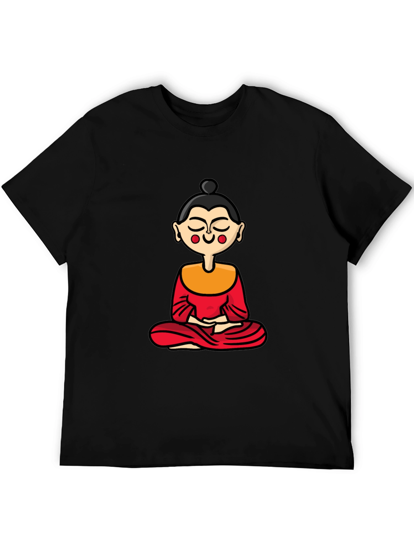 Buddha Cartoon Graphic T-Shirt
