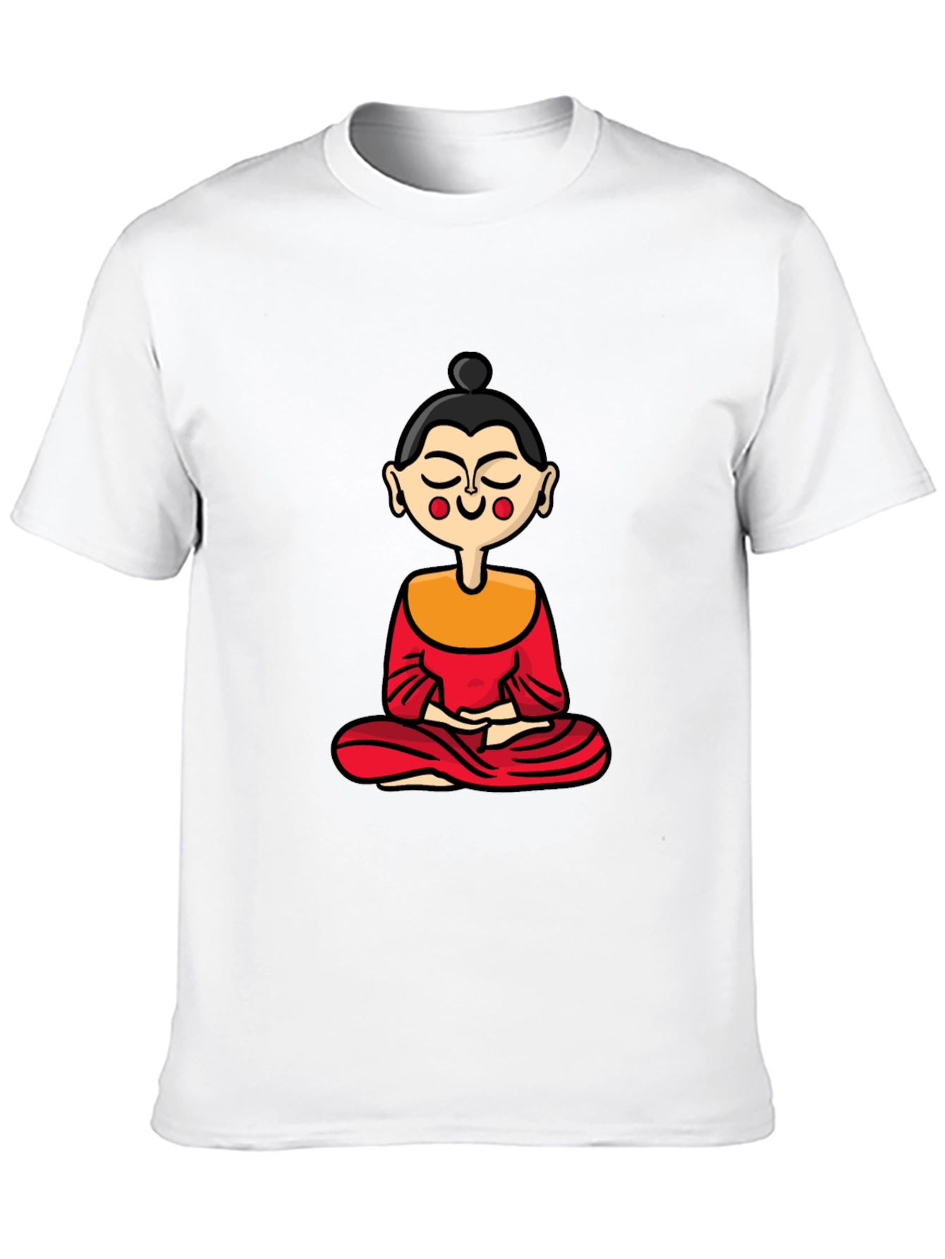 Buddha Cartoon Graphic T-Shirt