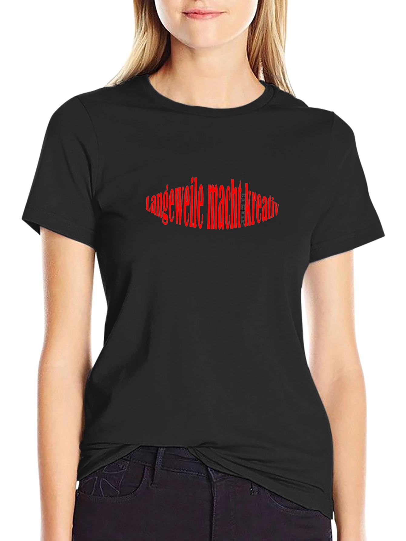 Boredom Makes Creative T-Shirt - Black
