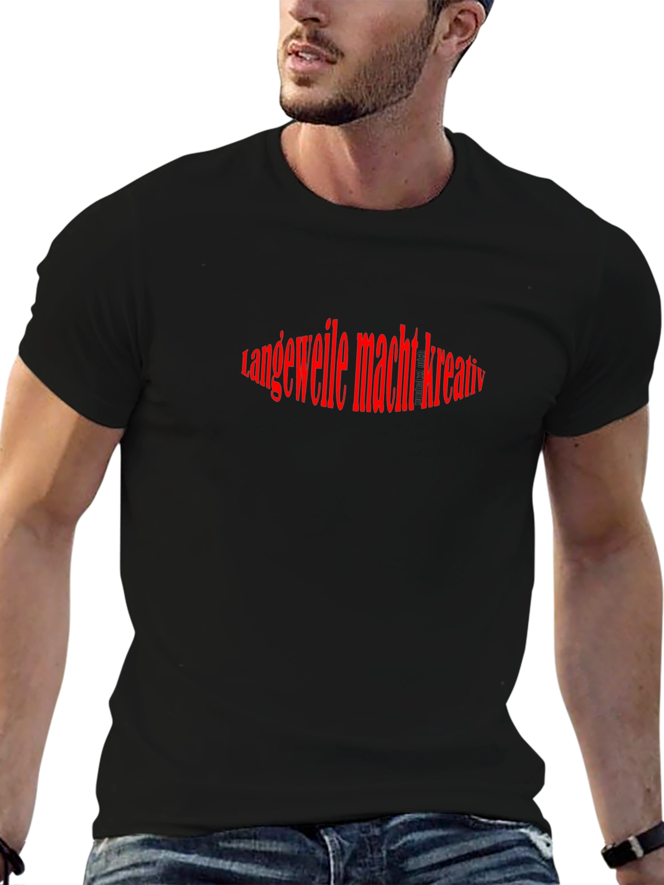 Boredom Makes Creative T-Shirt - Black