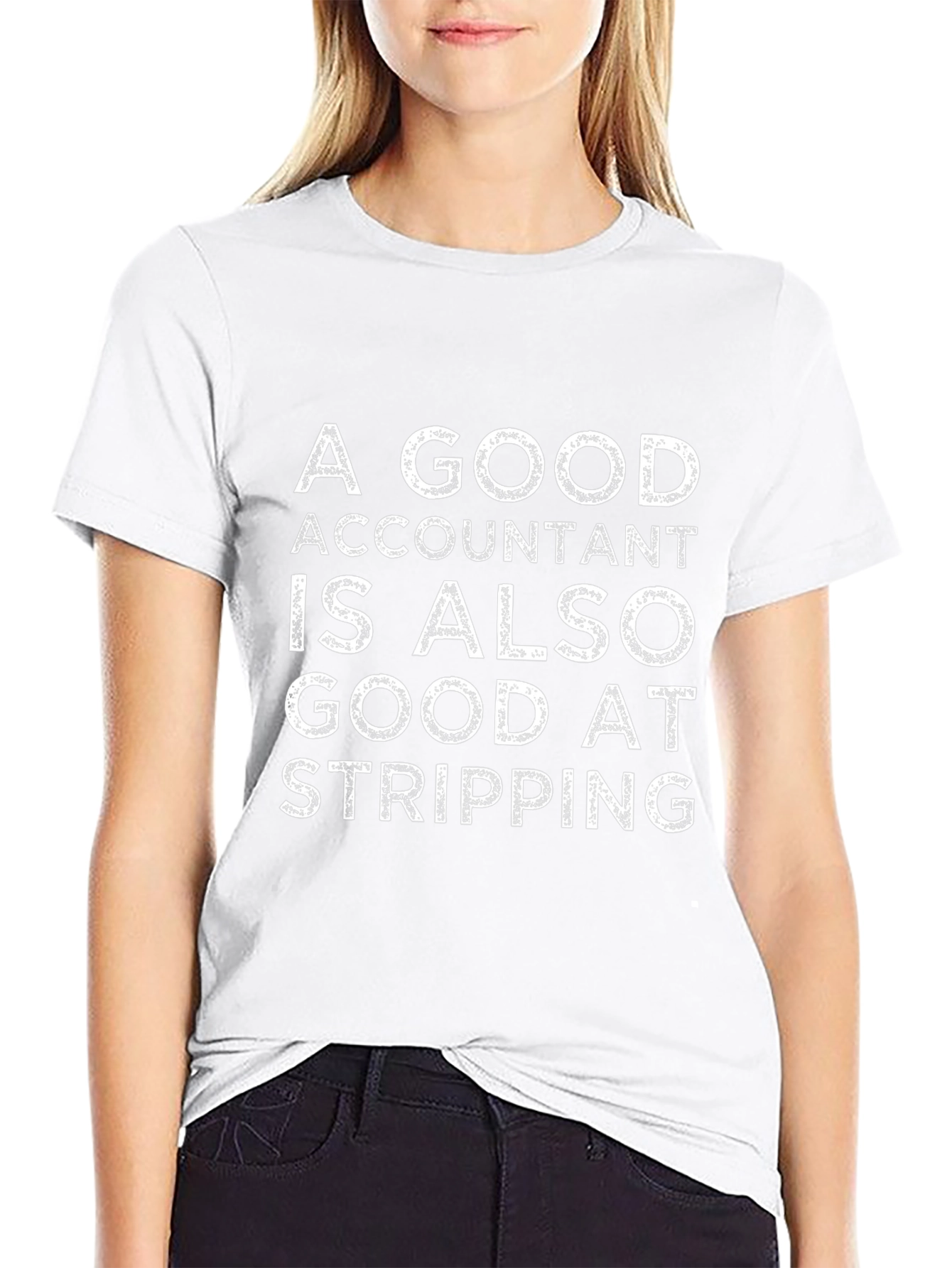 Accountant Stripping T-Shirt: Funny Accounting Gift