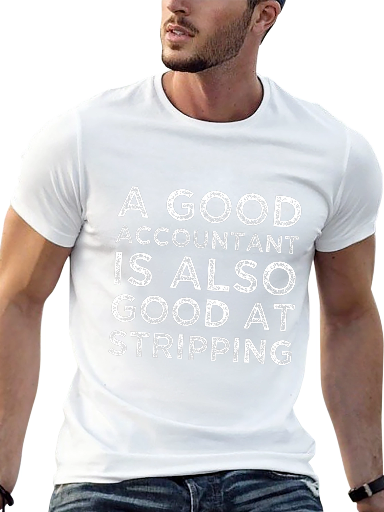 Accountant Stripping T-Shirt: Funny Accounting Gift