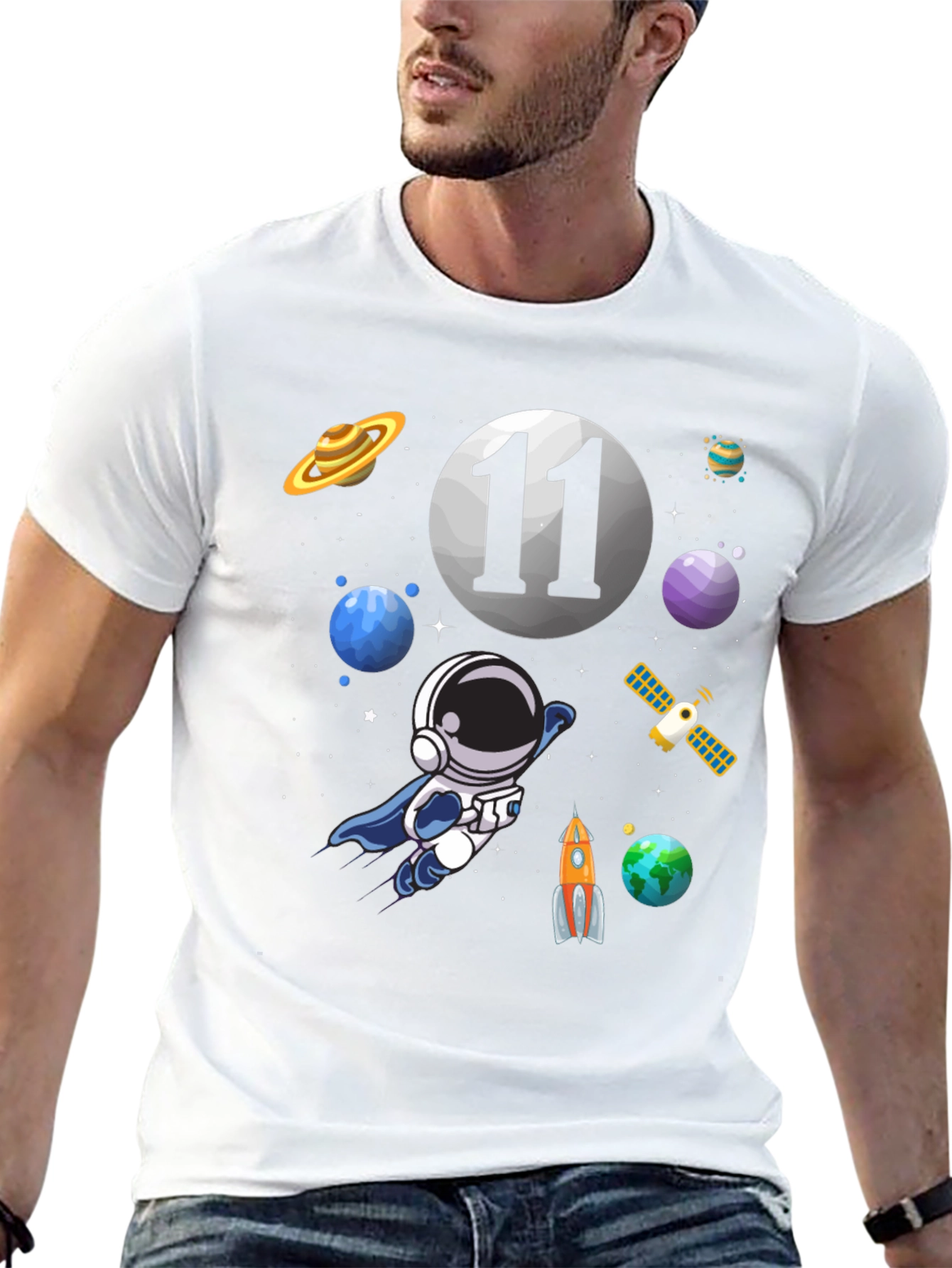 Astronaut 11th Birthday T-Shirt
