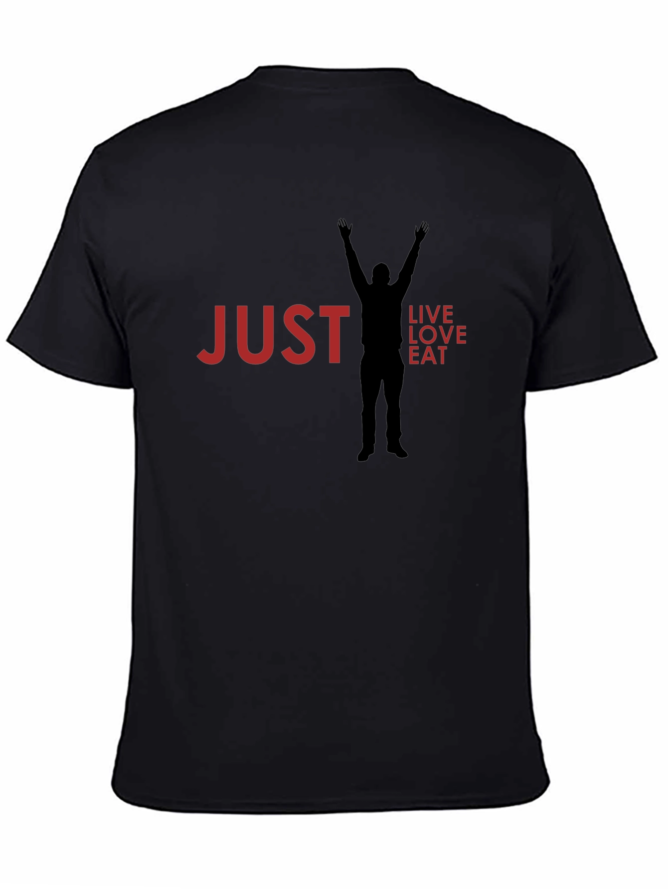 Just Live Love Eat Graphic T-Shirt
