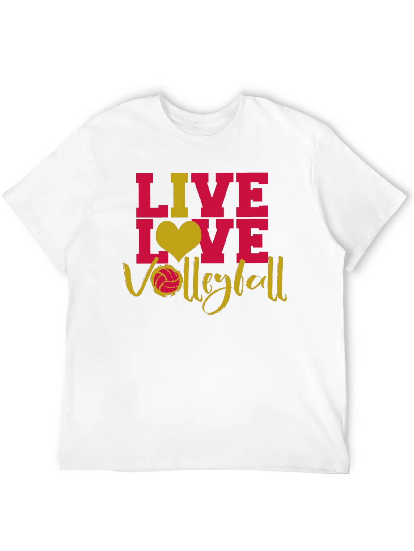 Live Love Volleyball Graphic T-Shirt