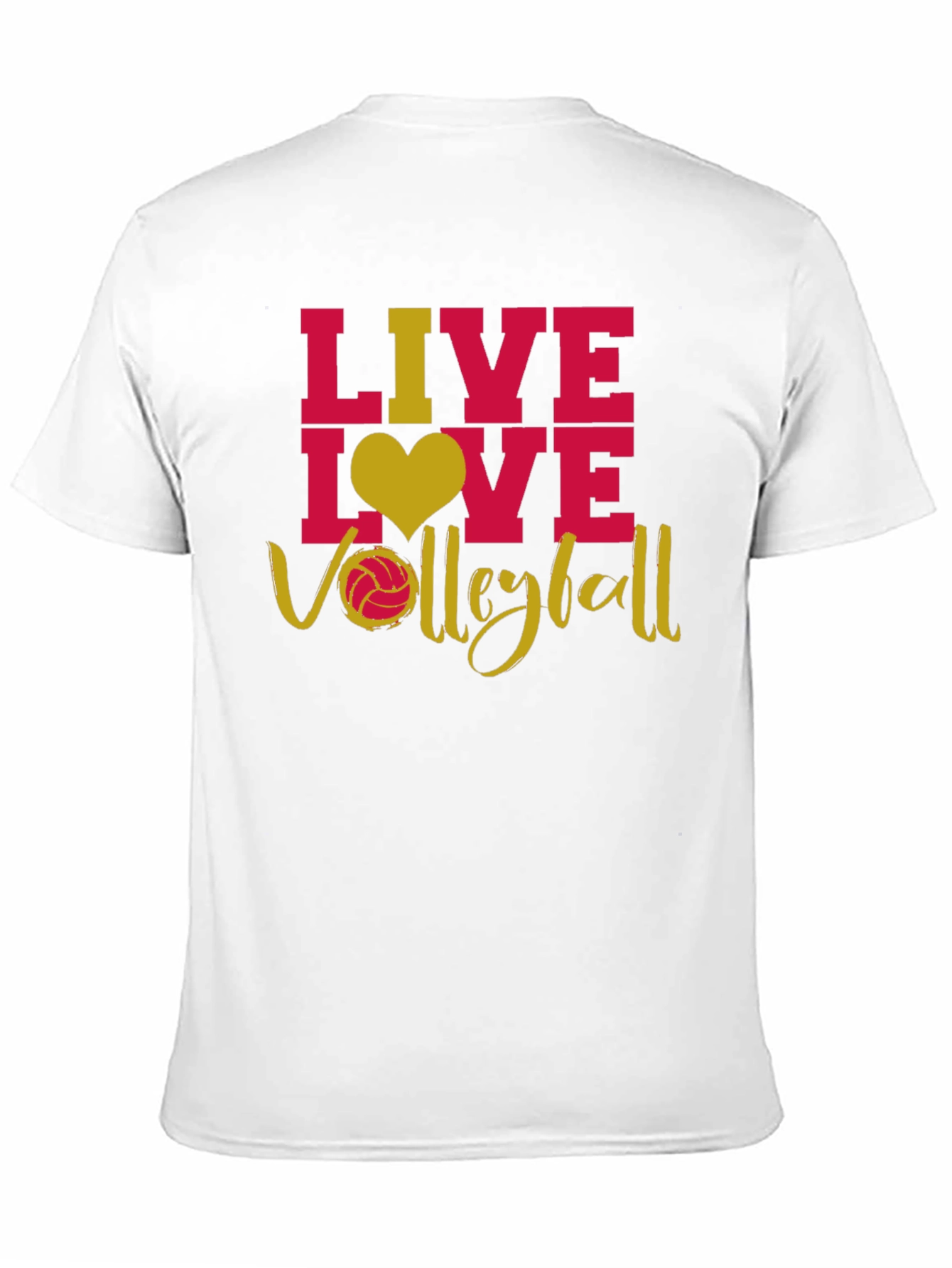 Live Love Volleyball Graphic T-Shirt