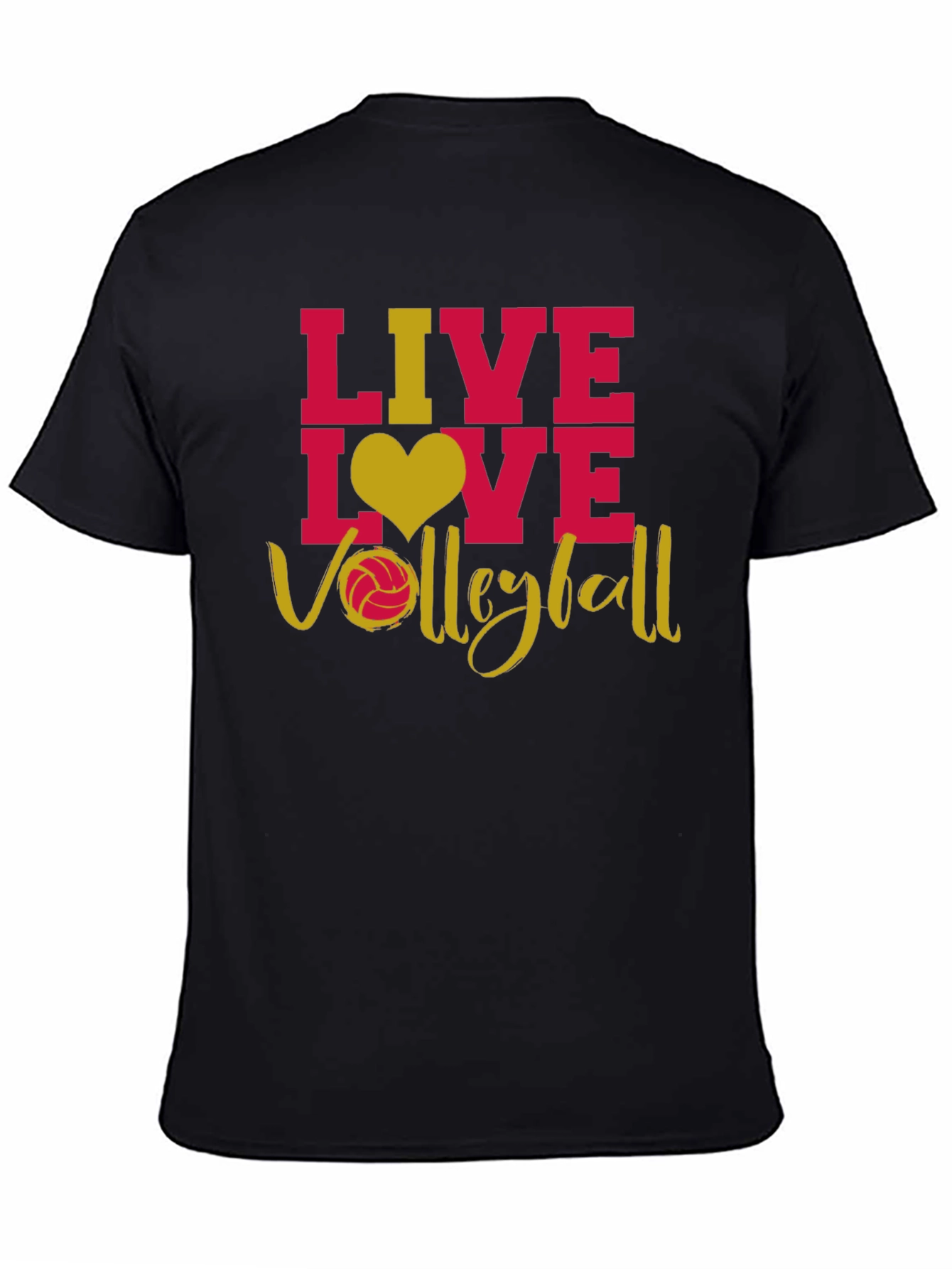Live Love Volleyball Graphic T-Shirt