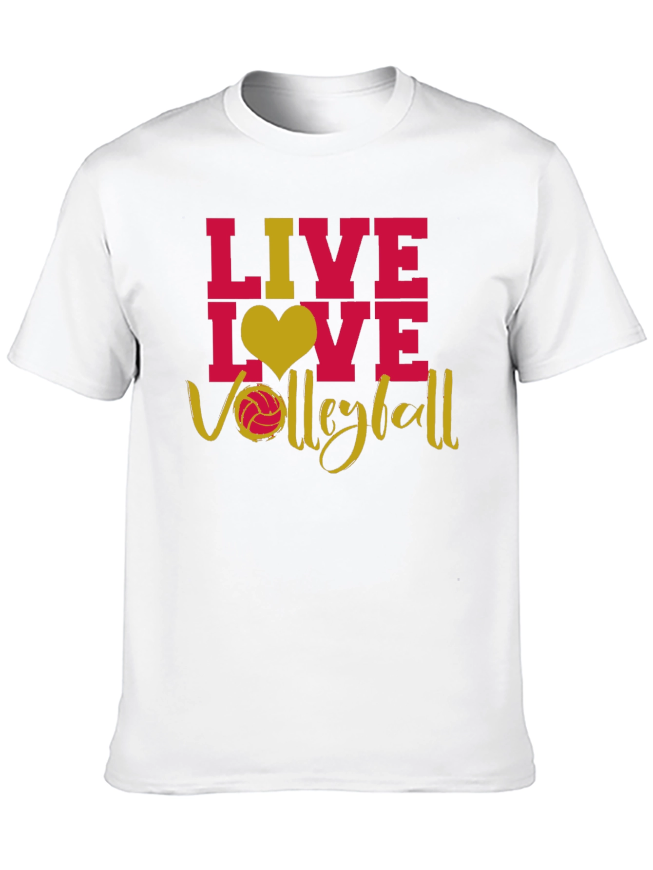 Live Love Volleyball Graphic T-Shirt