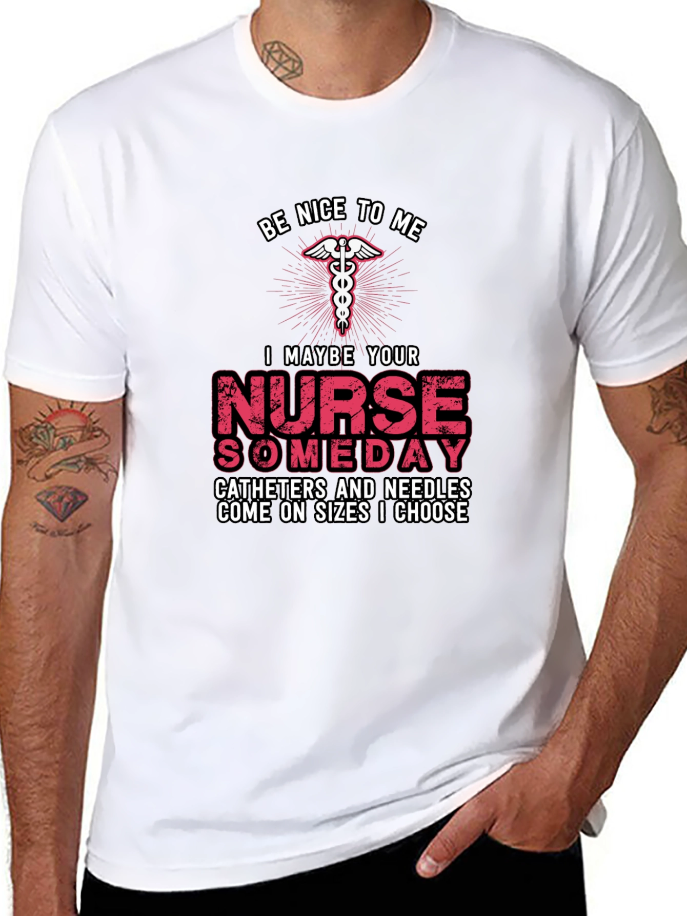 Be Nice to Me Nurse T-Shirt