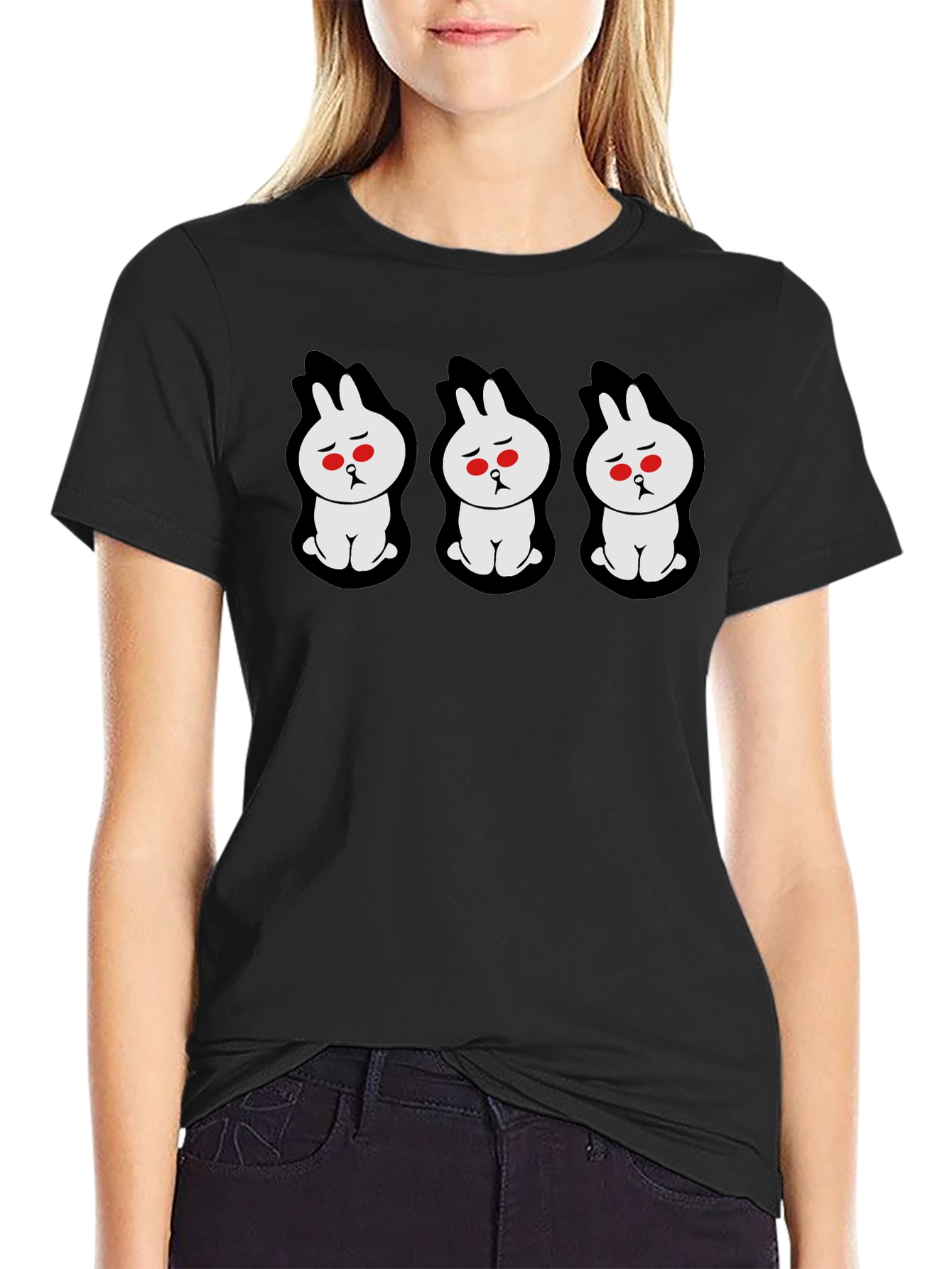 Sad Bunny Black T-Shirt