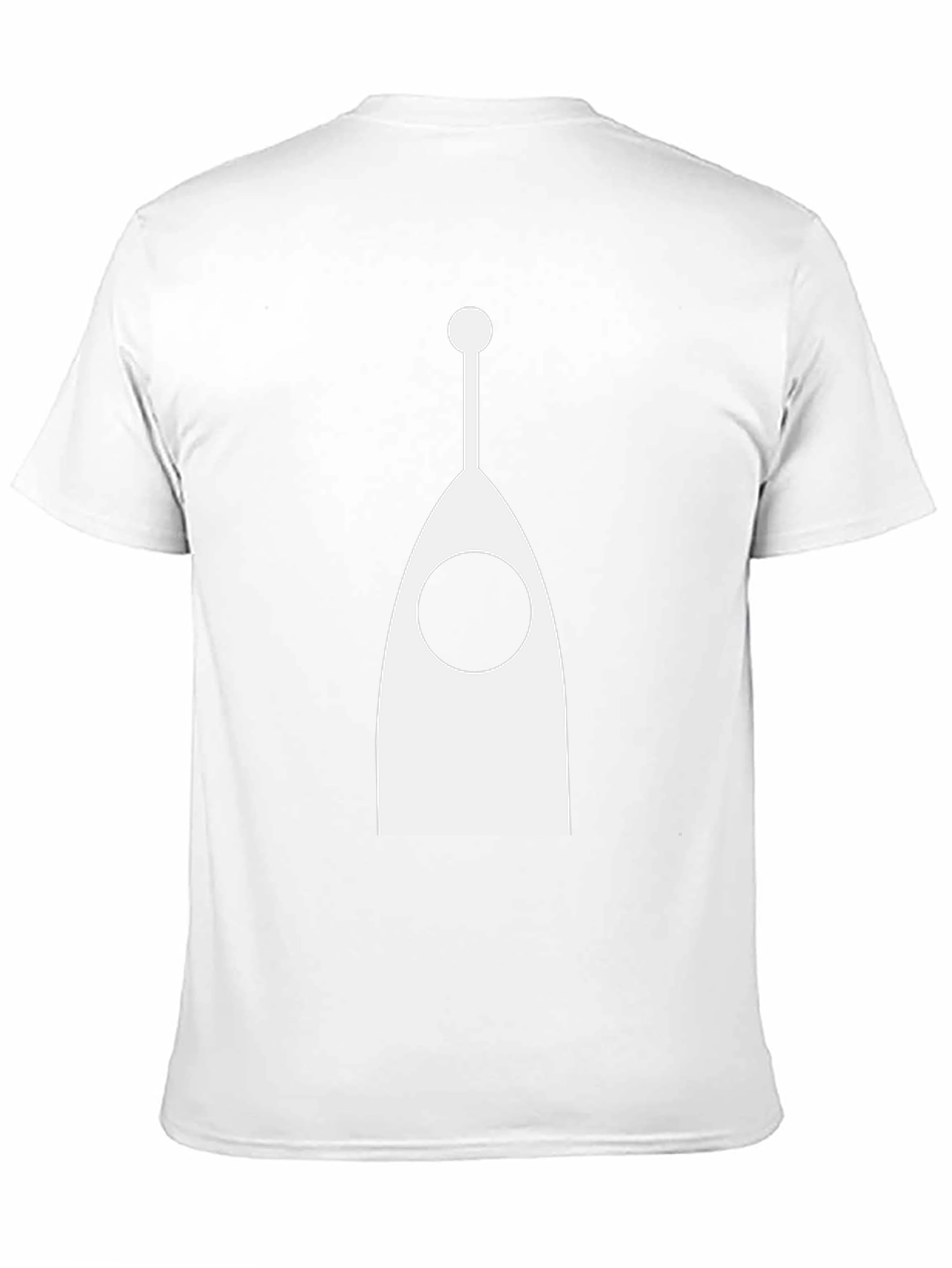 Abstract Antenna Graphic Tee - Modern Black T-Shirt