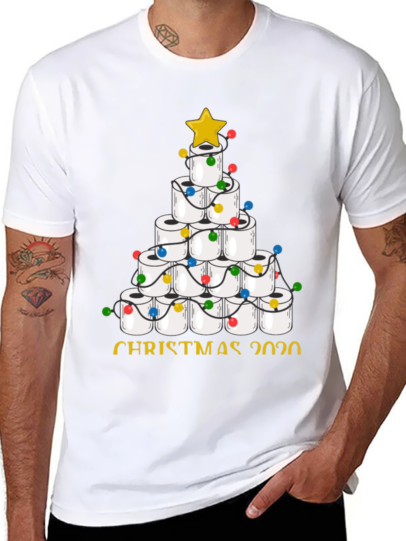 Christmas 2020 Toilet Paper Tree T-Shirt