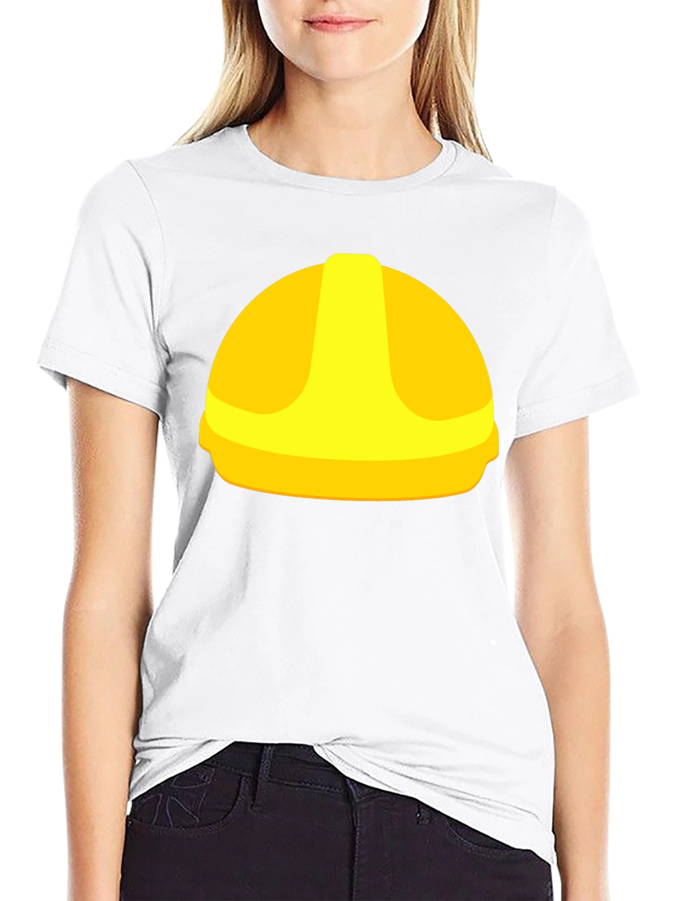Hard Hat Graphic Tee - Construction Worker Style
