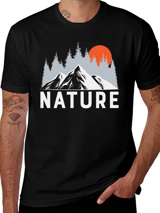 Nature Mountain Graphic T-Shirt