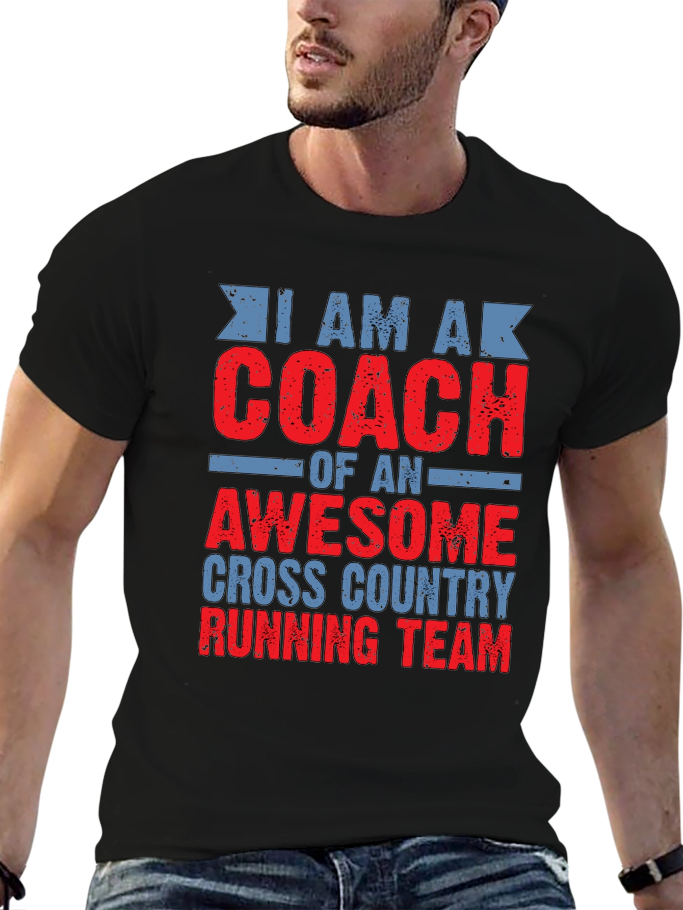 Coach Cross Country Running Team T-Shirt
